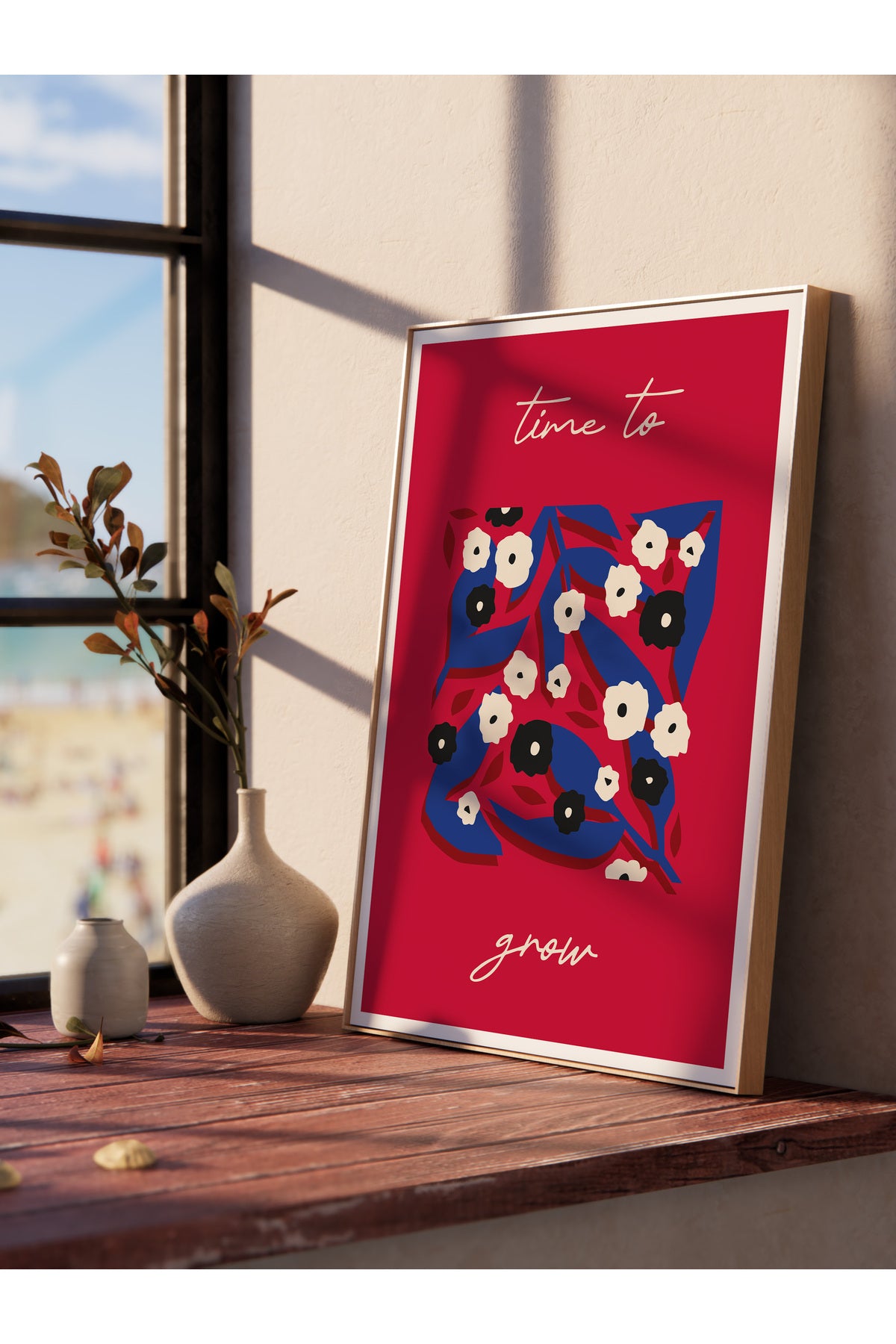 Estetik Duvar Posteri - Estetik Çizim Çerçevesiz Poster - Yatak Odası, Salon, Mutfak Duvar Dekoru