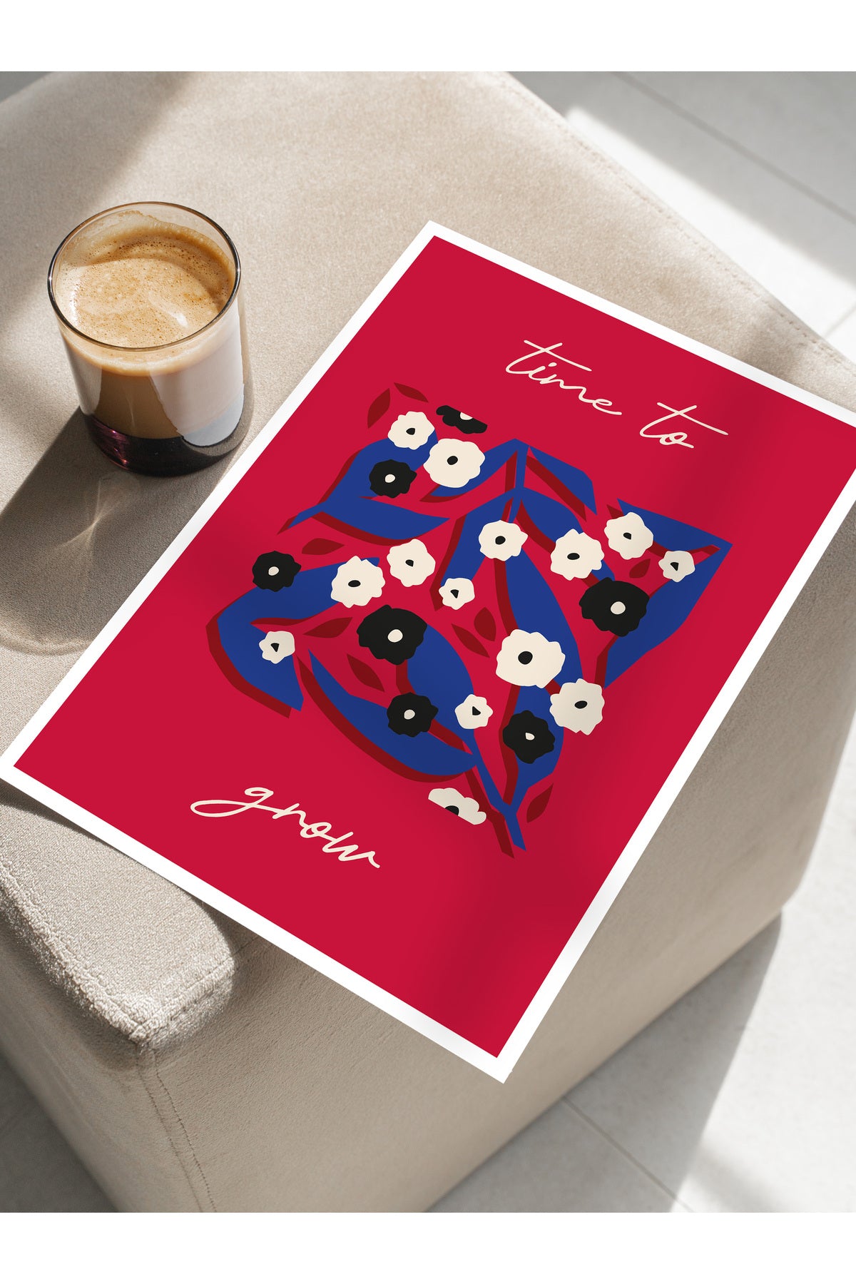 Estetik Duvar Posteri - Estetik Çizim Çerçevesiz Poster - Yatak Odası, Salon, Mutfak Duvar Dekoru