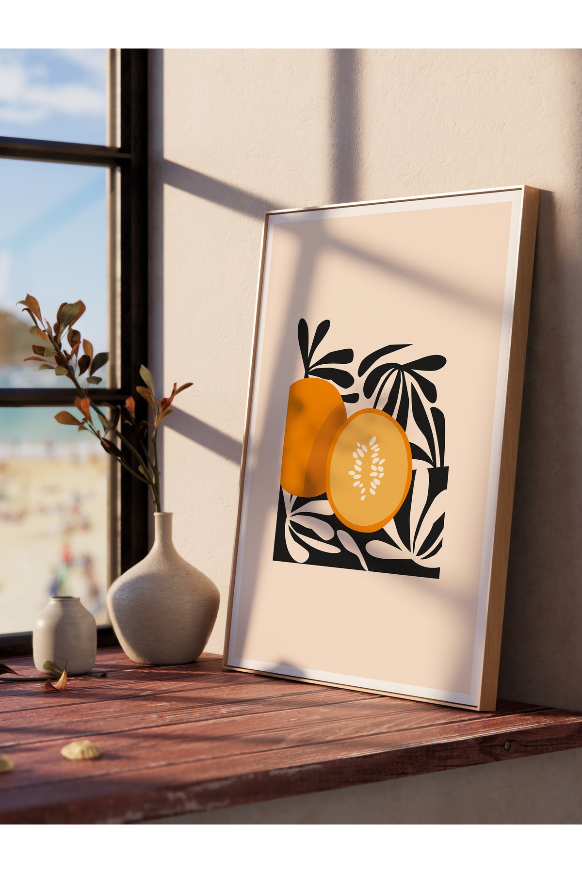 Estetik Duvar Posteri - Estetik Çizim Çerçevesiz Poster - Yatak Odası, Salon, Mutfak Duvar Dekoru