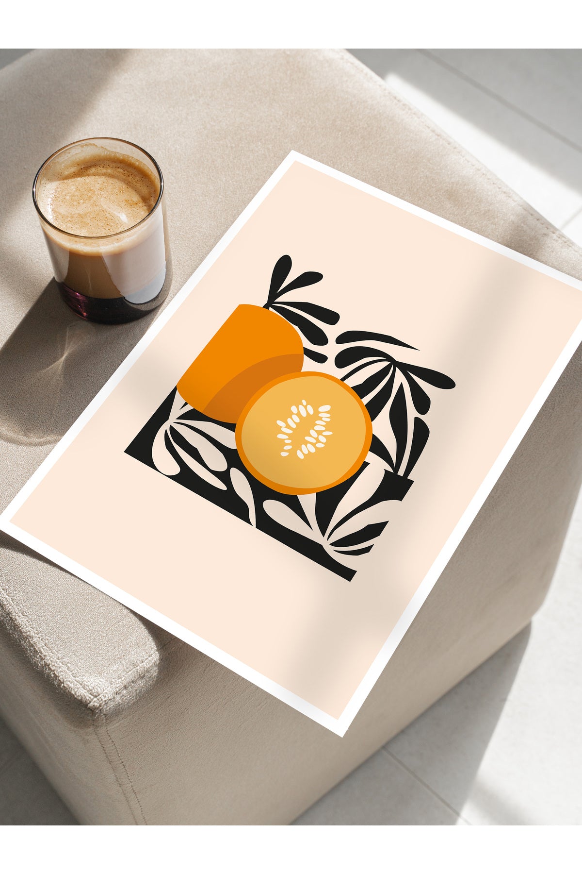 Estetik Duvar Posteri - Estetik Çizim Çerçevesiz Poster - Yatak Odası, Salon, Mutfak Duvar Dekoru