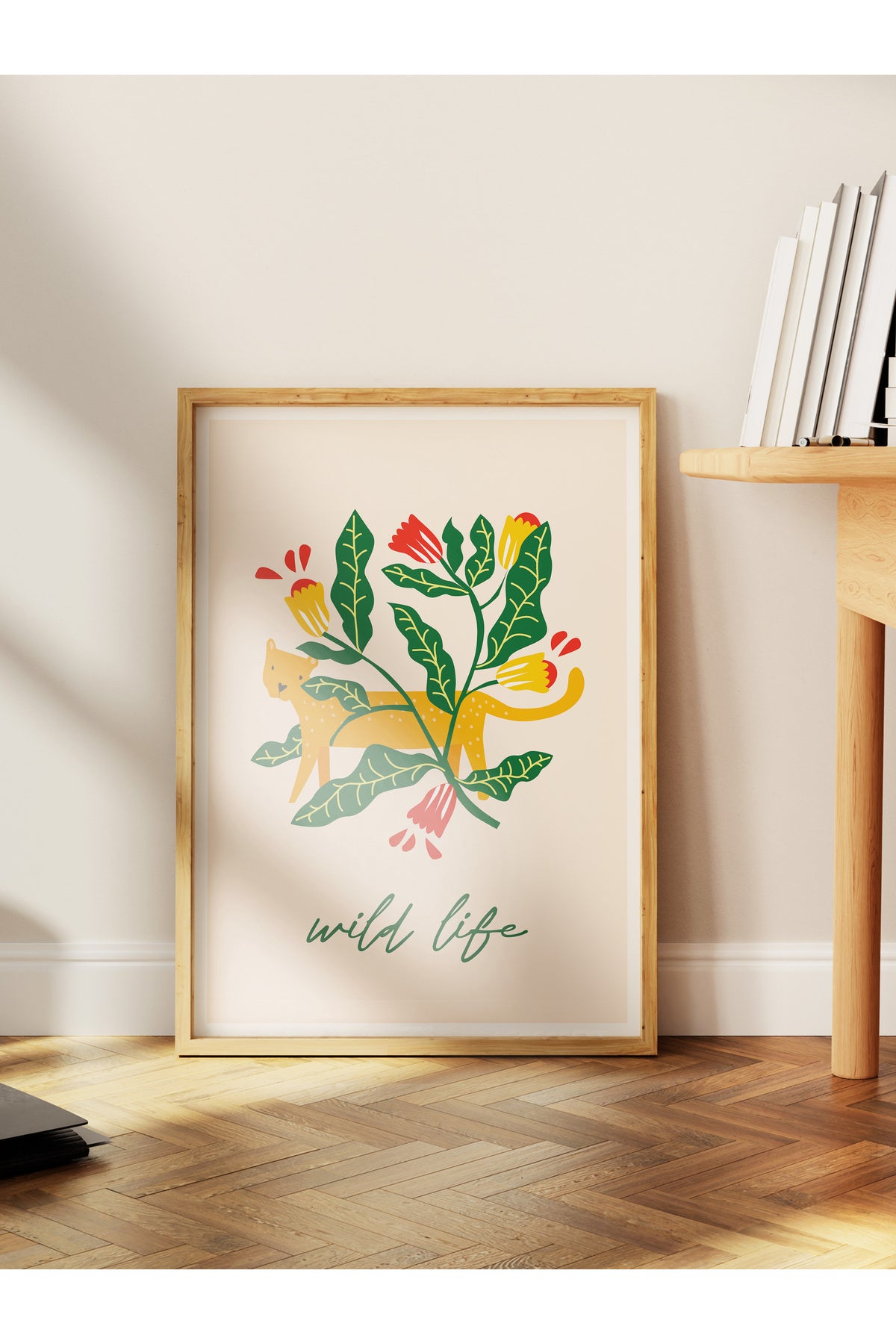 Estetik Duvar Posteri - Estetik Çizim Çerçevesiz Poster - Yatak Odası, Salon, Mutfak Duvar Dekoru