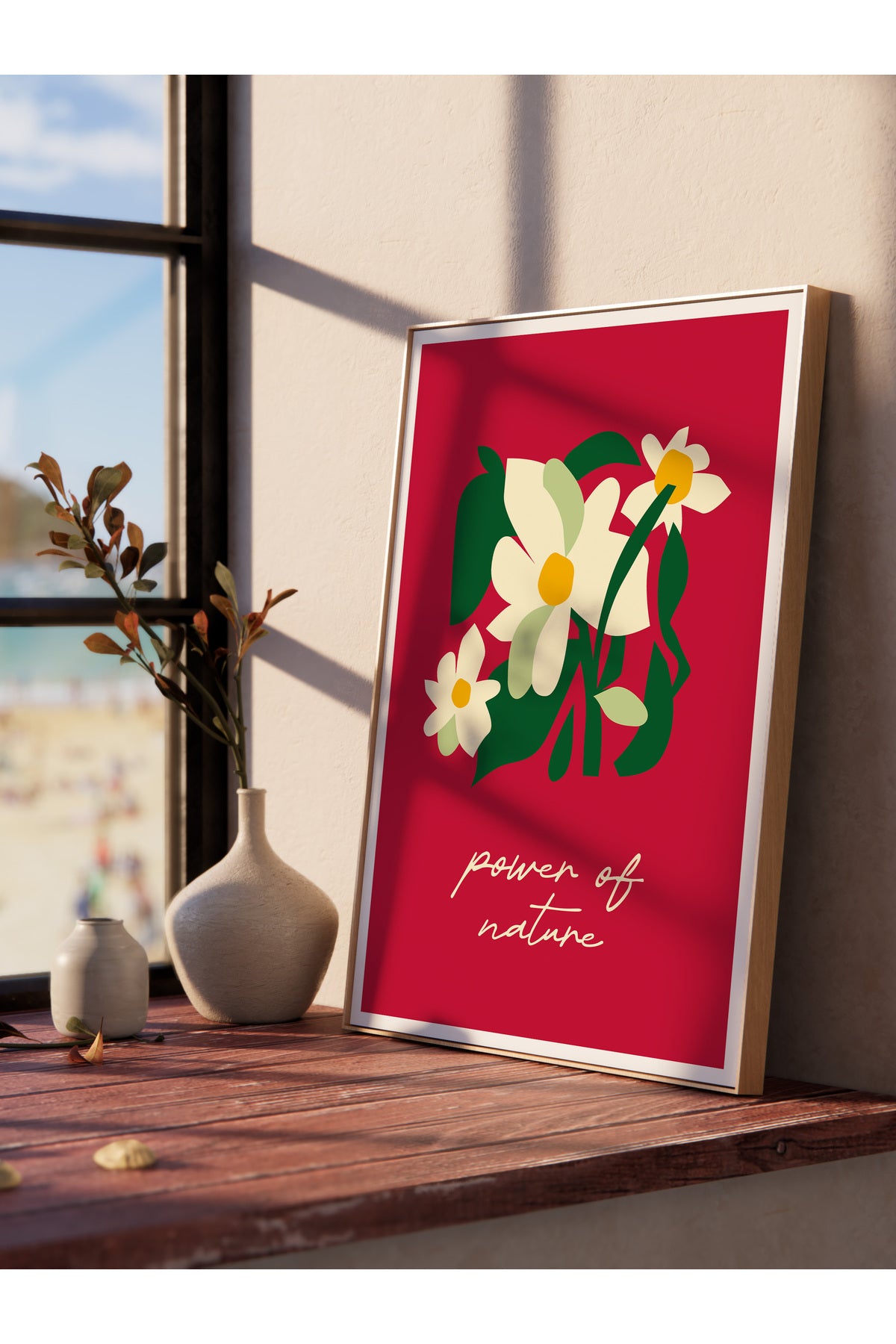 Estetik Duvar Posteri - Estetik Çizim Çerçevesiz Poster - Yatak Odası, Salon, Mutfak Duvar Dekoru