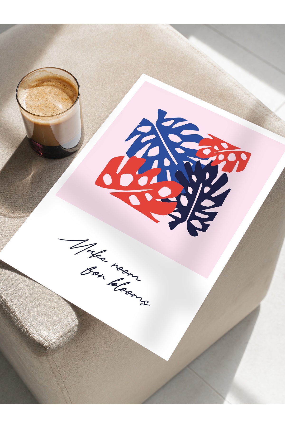 Estetik Duvar Posteri - Estetik Çizim Çerçevesiz Poster - Yatak Odası, Salon, Mutfak Duvar Dekoru