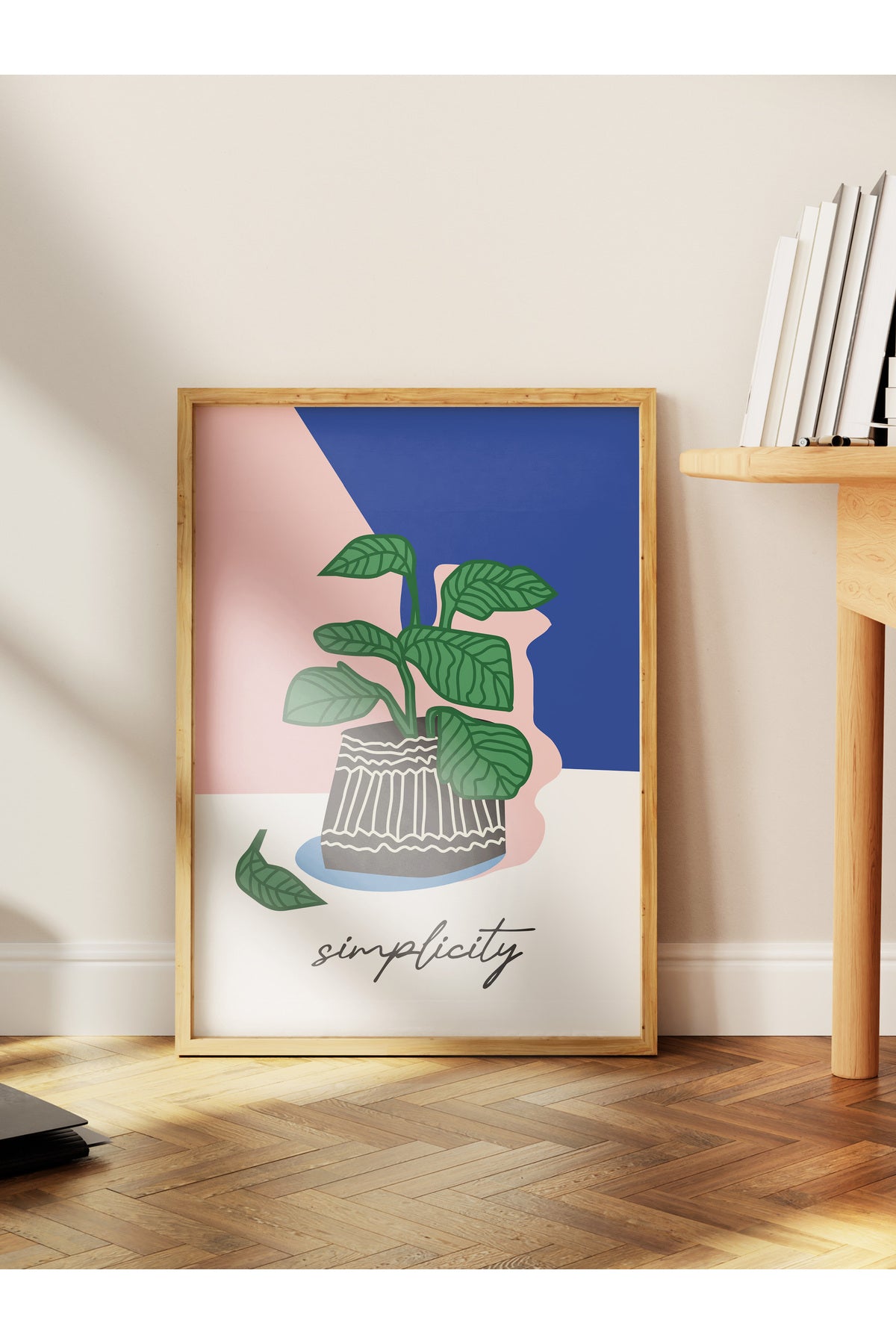Estetik Duvar Posteri - Estetik Çizim Çerçevesiz Poster - Yatak Odası, Salon, Mutfak Duvar Dekoru