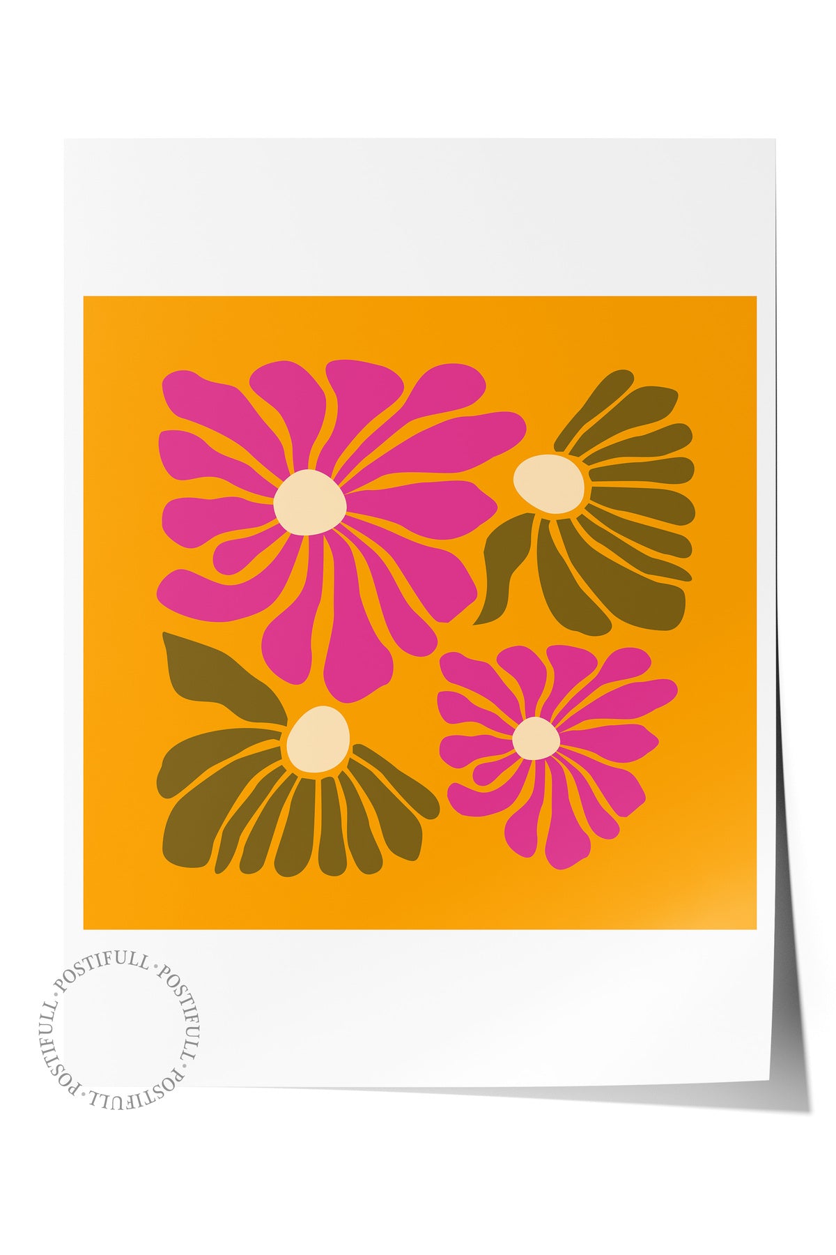 Estetik Duvar Posteri - Estetik Çizim Çerçevesiz Poster - Yatak Odası, Salon, Mutfak Duvar Dekoru