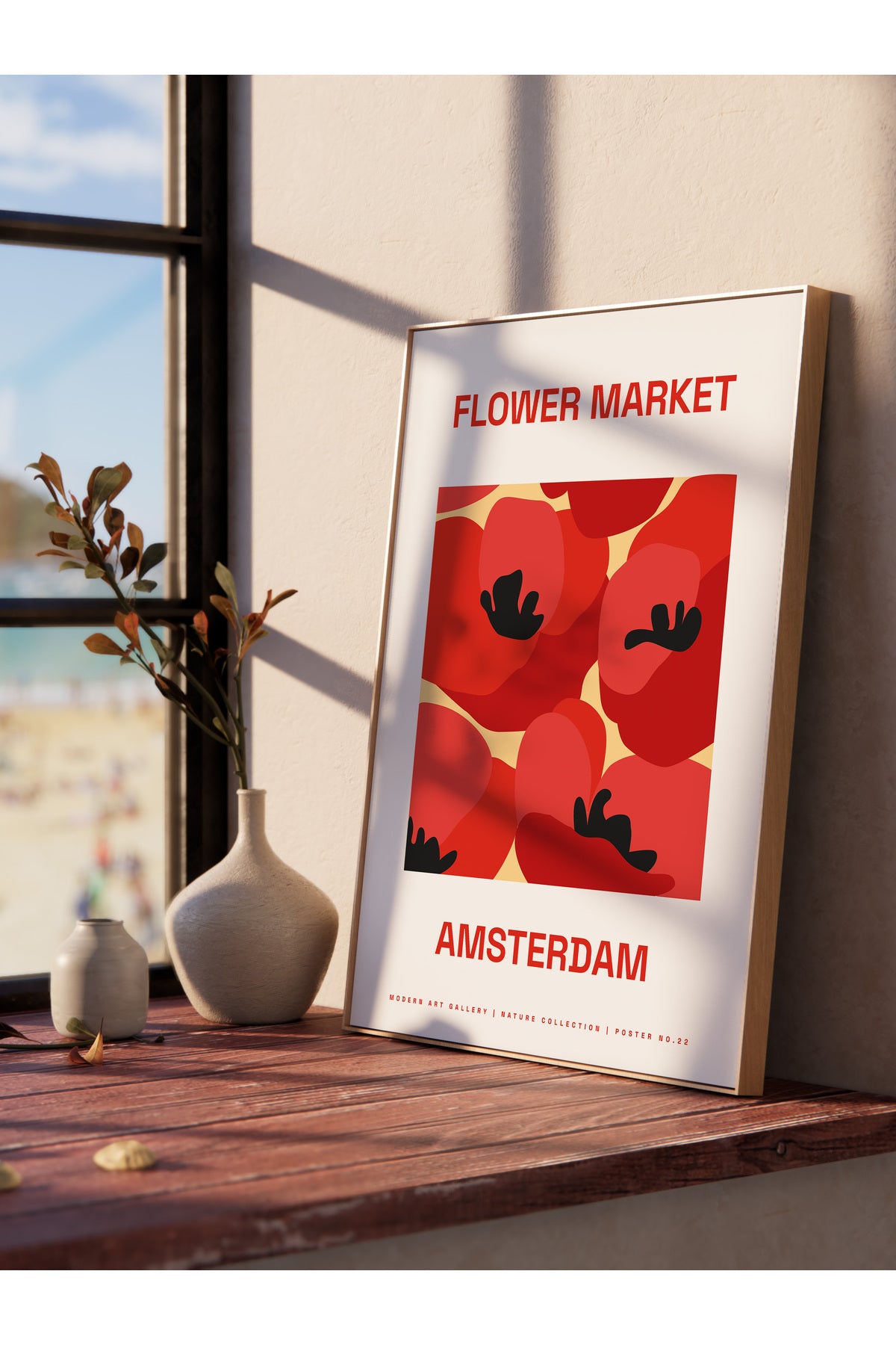 Estetik Duvar Posteri - Estetik Çizim Çerçevesiz Poster - Yatak Odası, Salon, Mutfak Duvar Dekoru