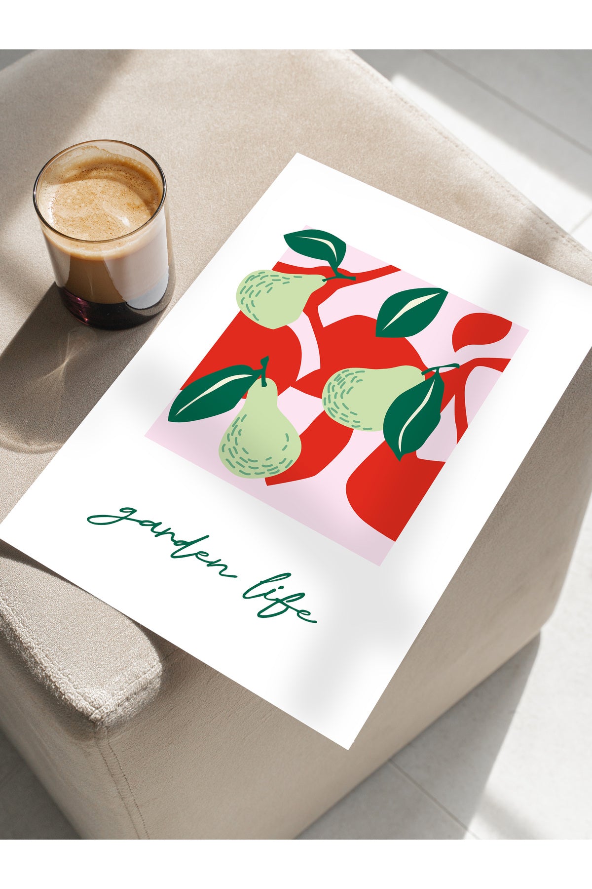 Estetik Duvar Posteri - Estetik Çizim Çerçevesiz Poster - Yatak Odası, Salon, Mutfak Duvar Dekoru