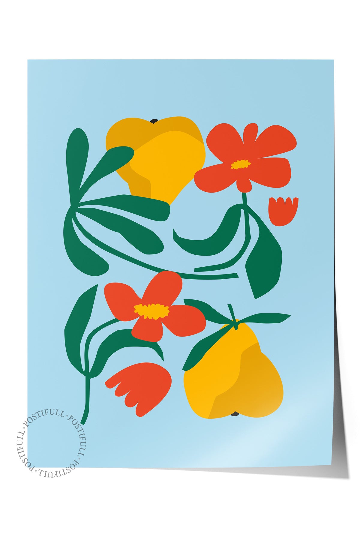 Estetik Duvar Posteri - Estetik Çizim Çerçevesiz Poster - Yatak Odası, Salon, Mutfak Duvar Dekoru