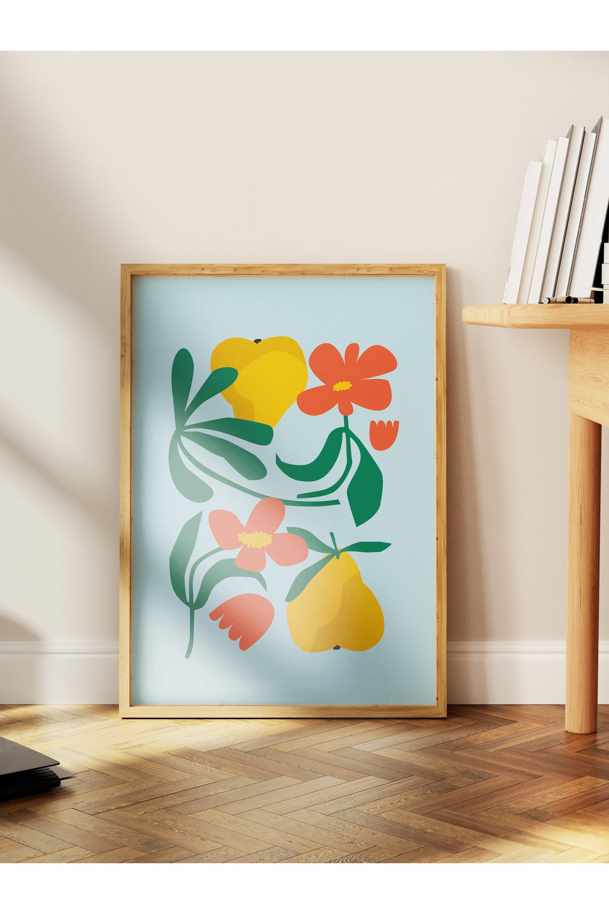 Estetik Duvar Posteri - Estetik Çizim Çerçevesiz Poster - Yatak Odası, Salon, Mutfak Duvar Dekoru