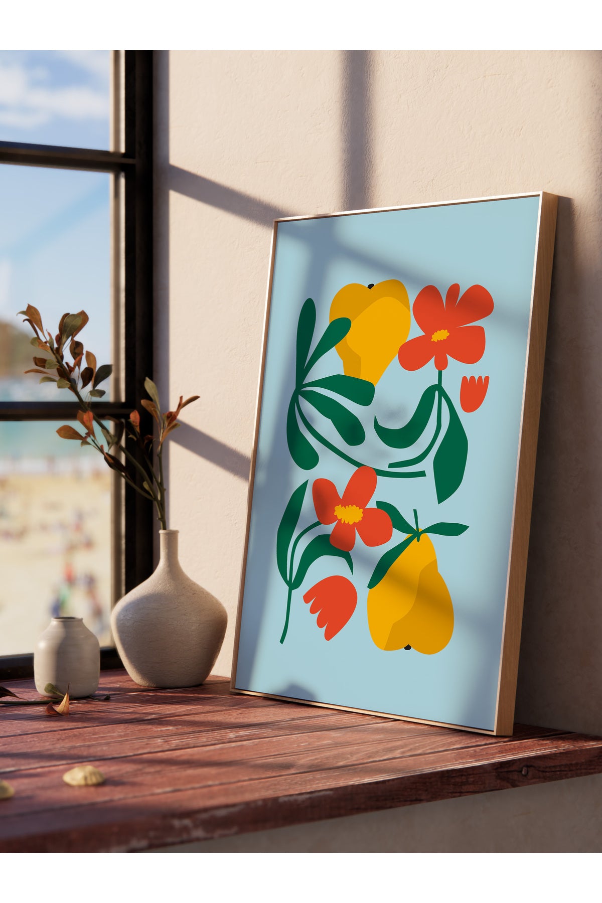 Estetik Duvar Posteri - Estetik Çizim Çerçevesiz Poster - Yatak Odası, Salon, Mutfak Duvar Dekoru