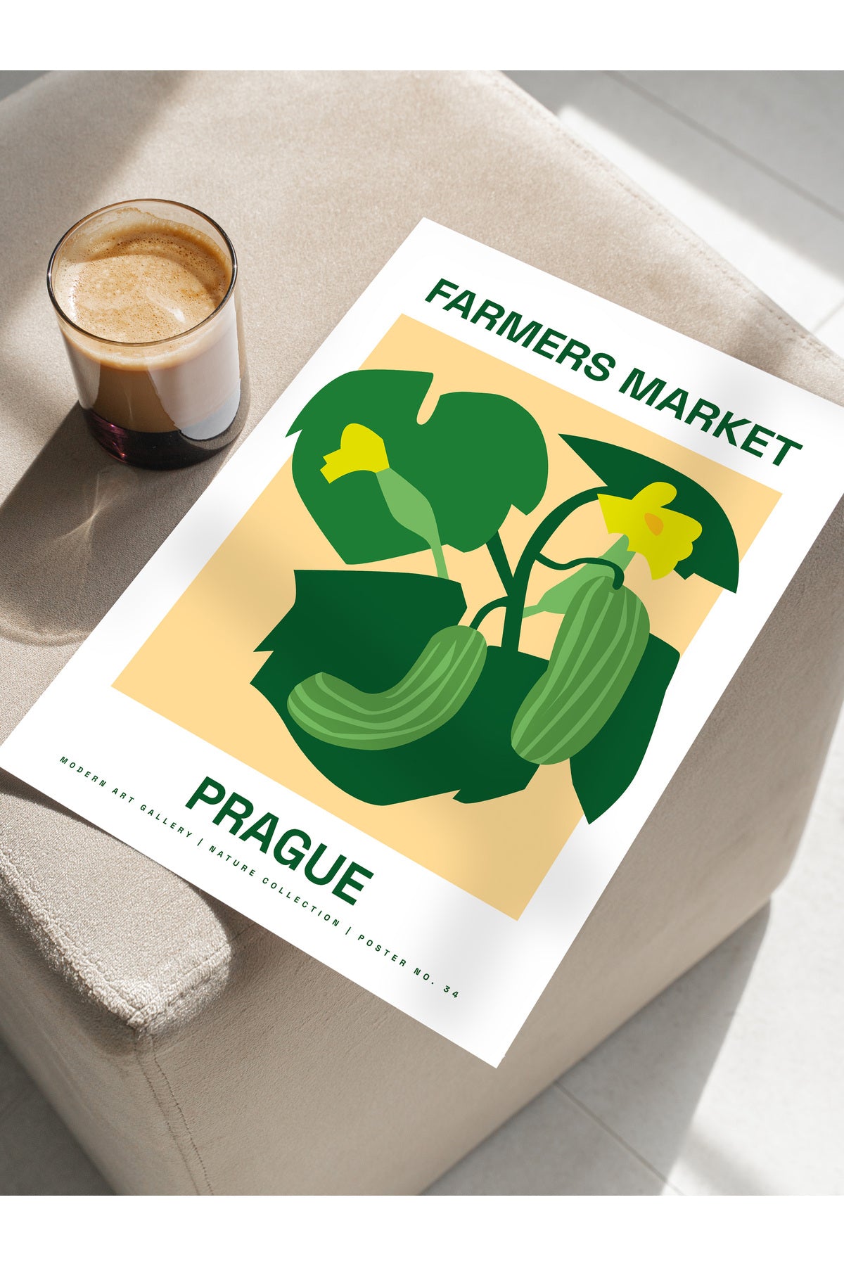 Estetik Duvar Posteri - Estetik Çizim Çerçevesiz Poster - Yatak Odası, Salon, Mutfak Duvar Dekoru