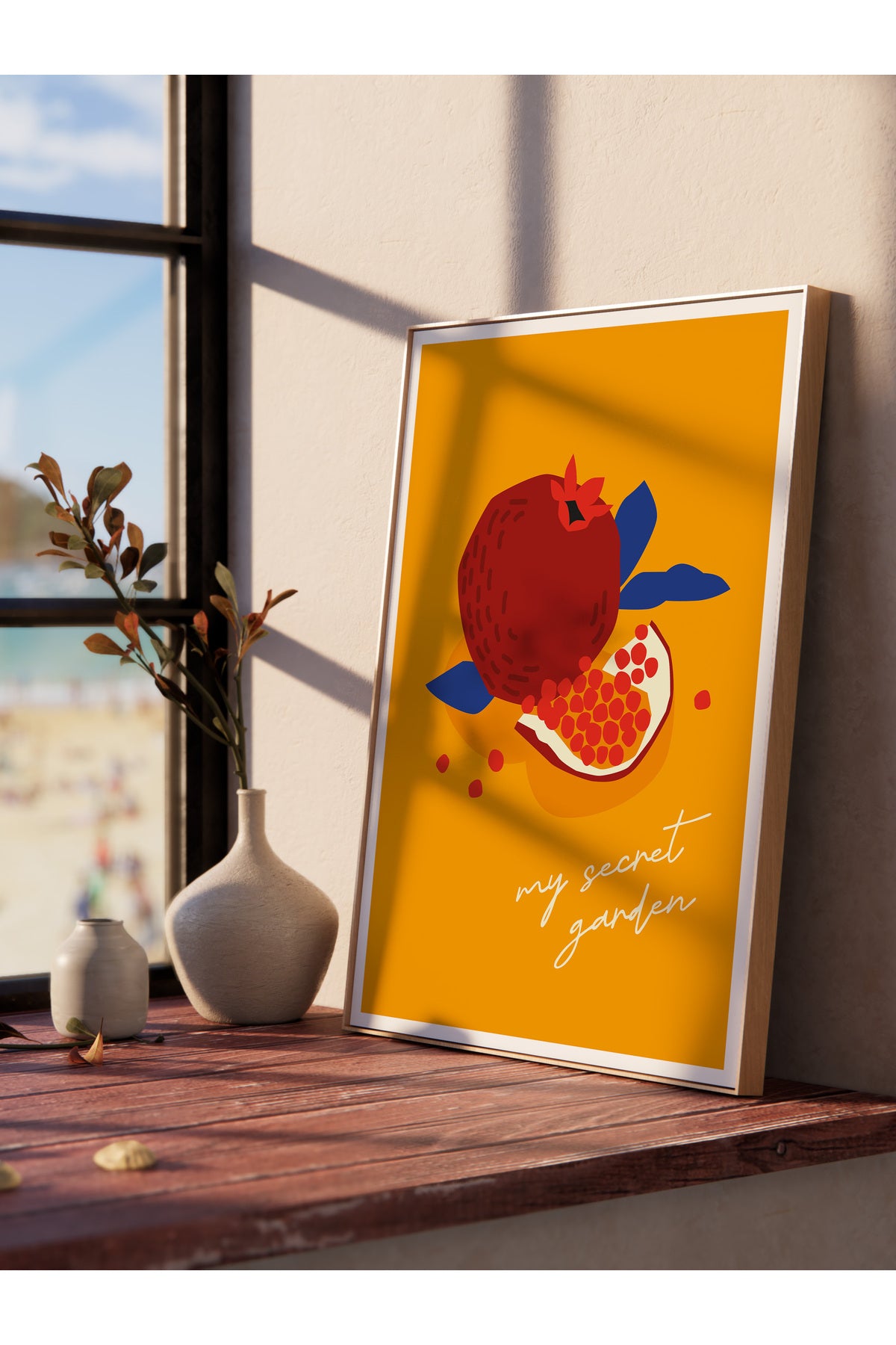 Estetik Duvar Posteri - Estetik Çizim Çerçevesiz Poster - Yatak Odası, Salon, Mutfak Duvar Dekoru