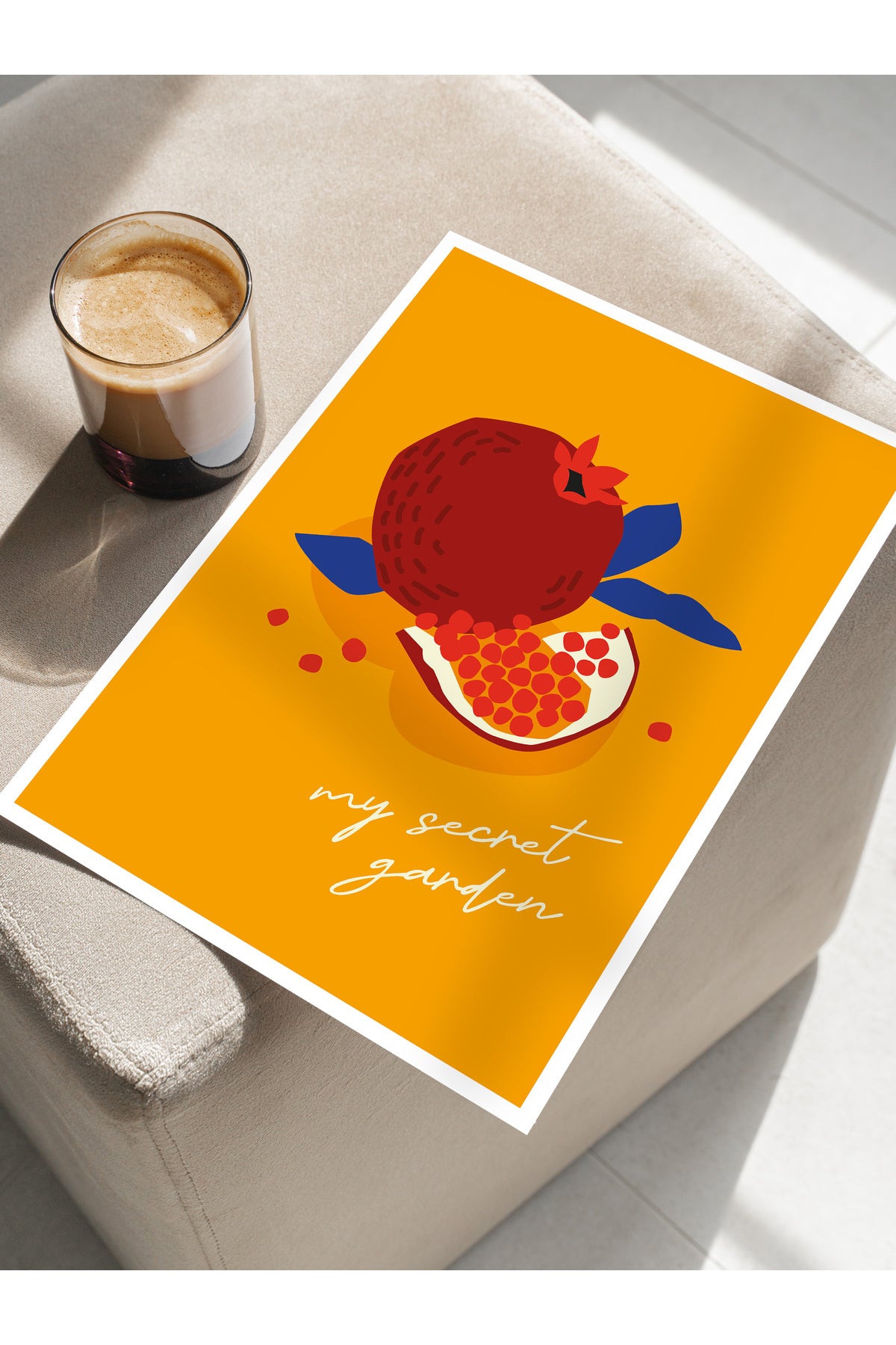 Estetik Duvar Posteri - Estetik Çizim Çerçevesiz Poster - Yatak Odası, Salon, Mutfak Duvar Dekoru