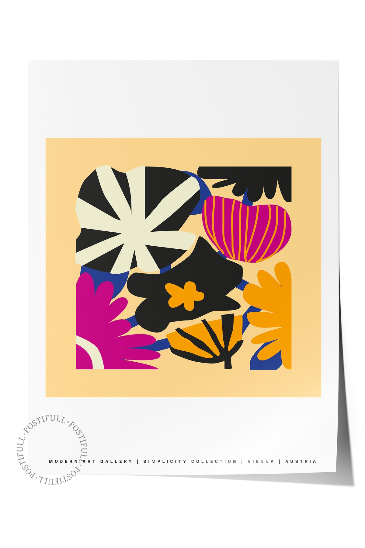 Estetik Duvar Posteri - Estetik Çizim Çerçevesiz Poster - Yatak Odası, Salon, Mutfak Duvar Dekoru