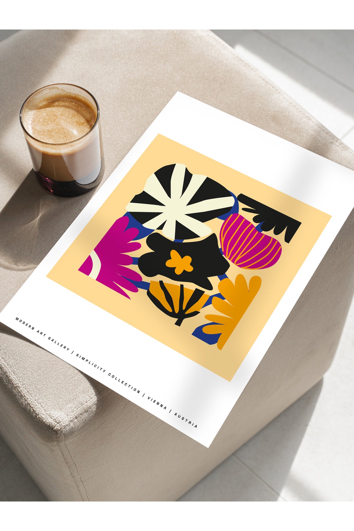 Estetik Duvar Posteri - Estetik Çizim Çerçevesiz Poster - Yatak Odası, Salon, Mutfak Duvar Dekoru