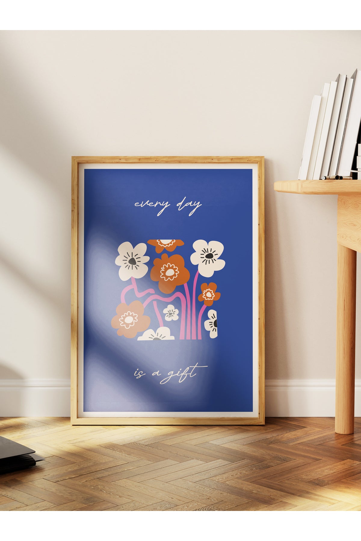 Estetik Duvar Posteri - Estetik Çizim Çerçevesiz Poster - Yatak Odası, Salon, Mutfak Duvar Dekoru