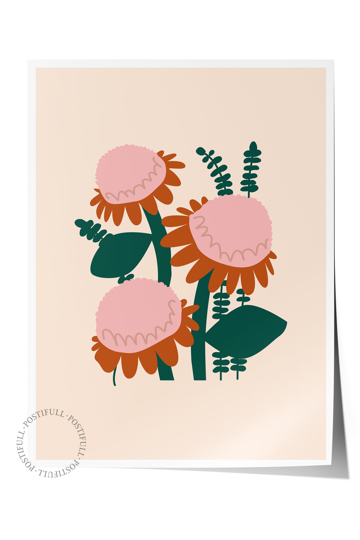 Estetik Duvar Posteri - Estetik Çizim Çerçevesiz Poster - Yatak Odası, Salon, Mutfak Duvar Dekoru