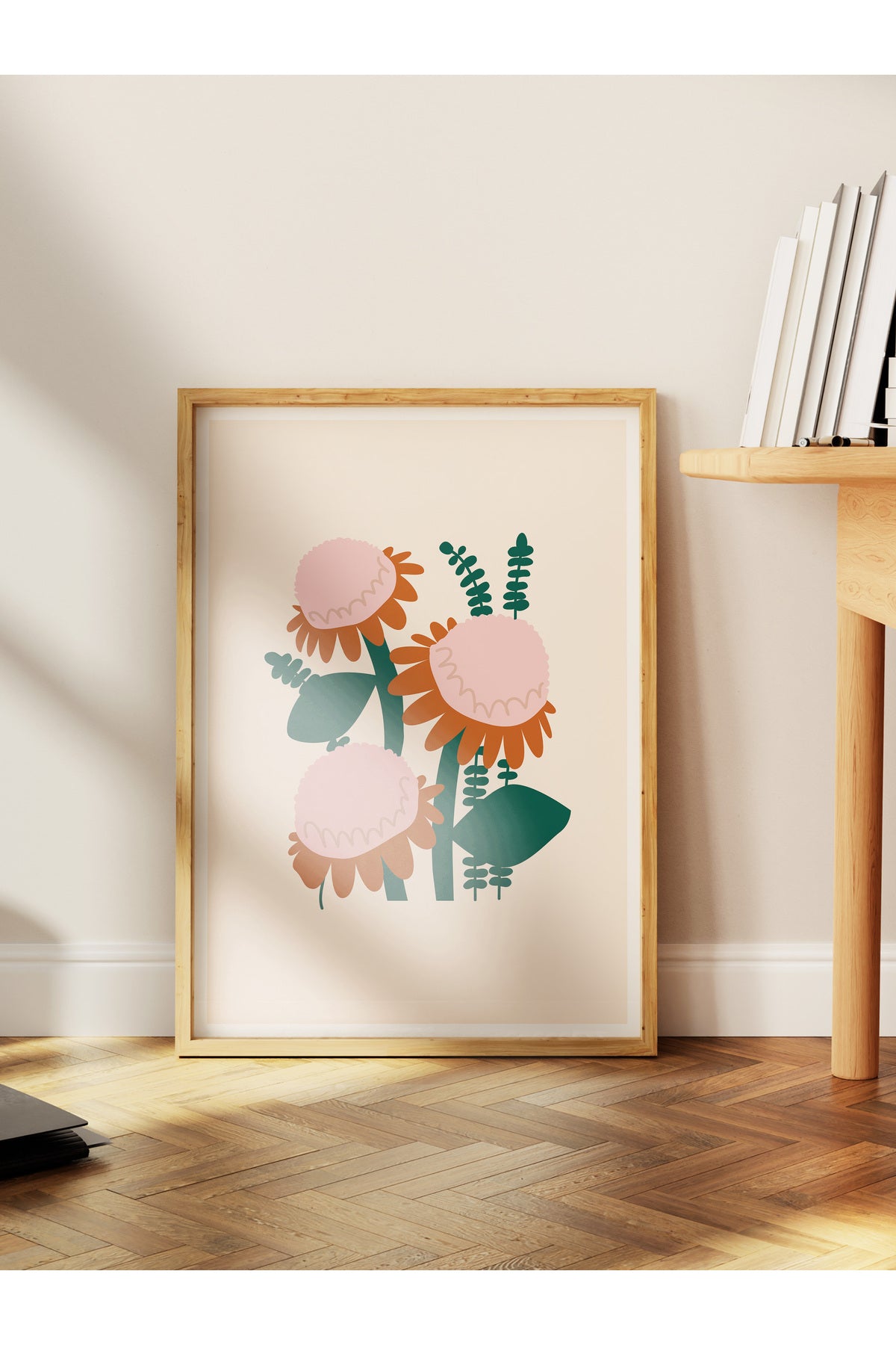 Estetik Duvar Posteri - Estetik Çizim Çerçevesiz Poster - Yatak Odası, Salon, Mutfak Duvar Dekoru