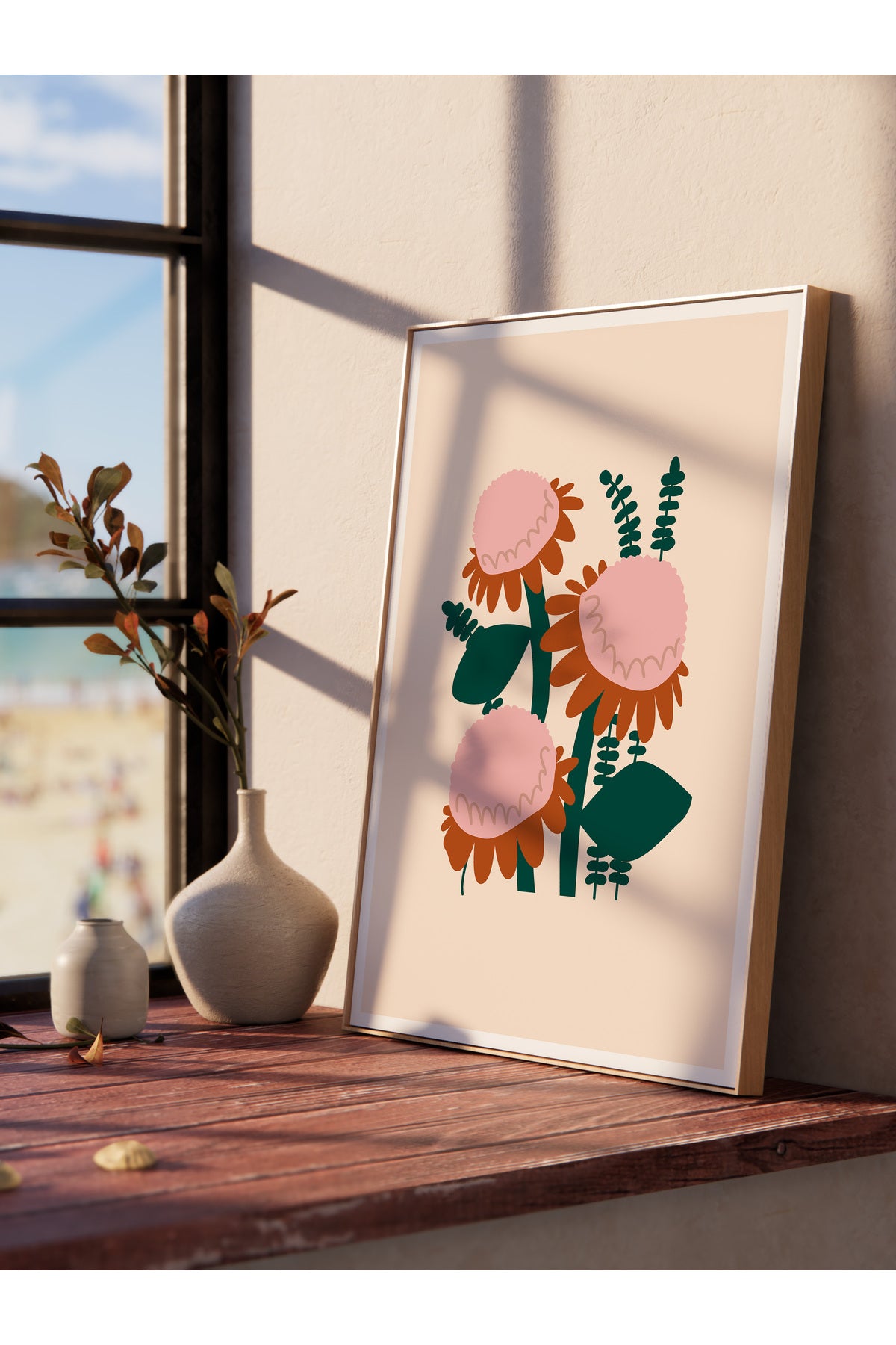 Estetik Duvar Posteri - Estetik Çizim Çerçevesiz Poster - Yatak Odası, Salon, Mutfak Duvar Dekoru