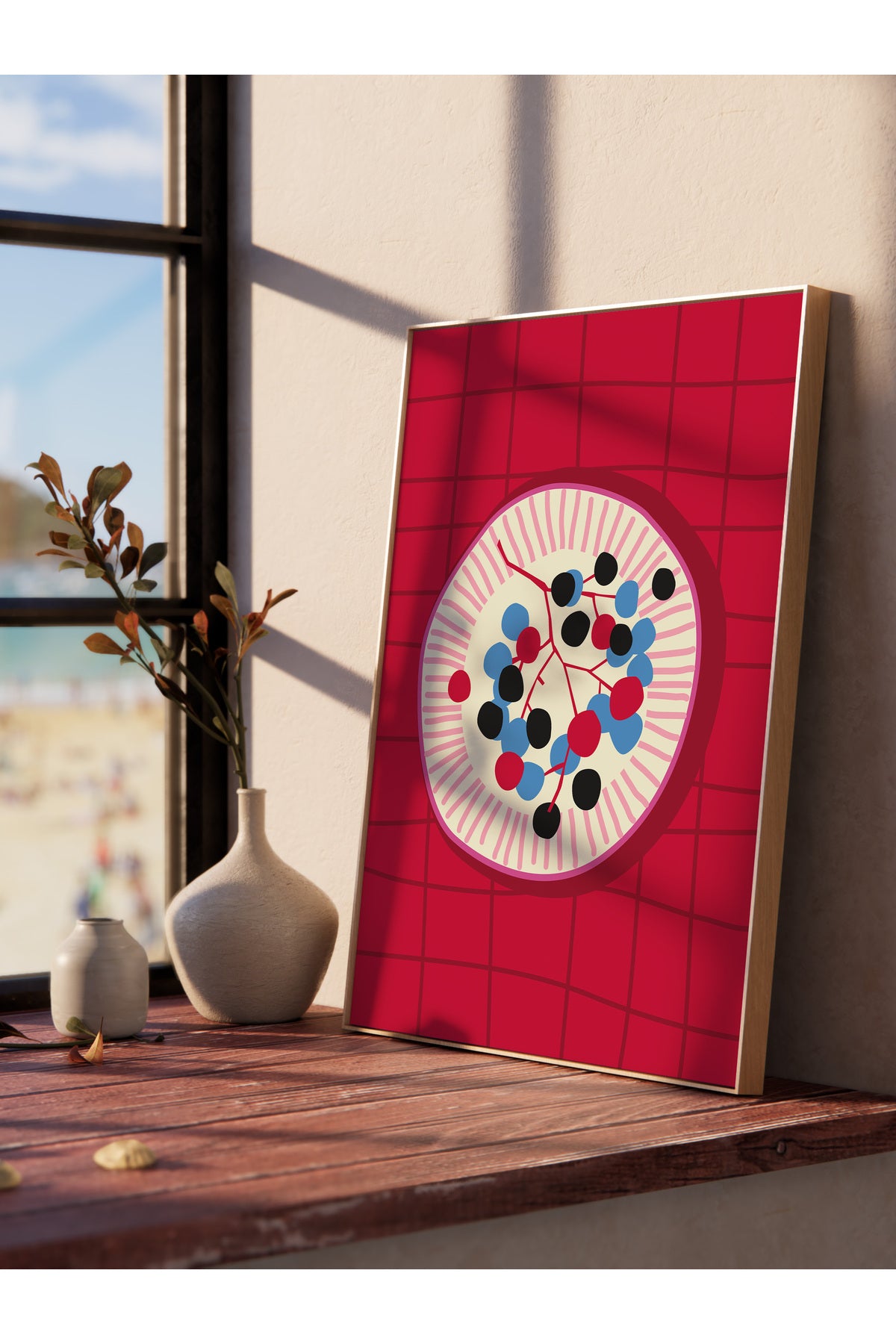 Estetik Duvar Posteri - Estetik Çizim Çerçevesiz Poster - Yatak Odası, Salon, Mutfak Duvar Dekoru