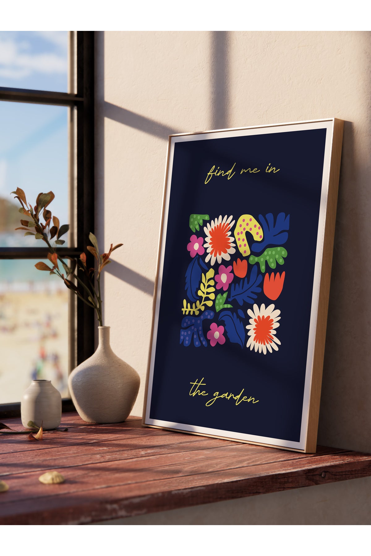 Estetik Duvar Posteri - Estetik Çizim Çerçevesiz Poster - Yatak Odası, Salon, Mutfak Duvar Dekoru