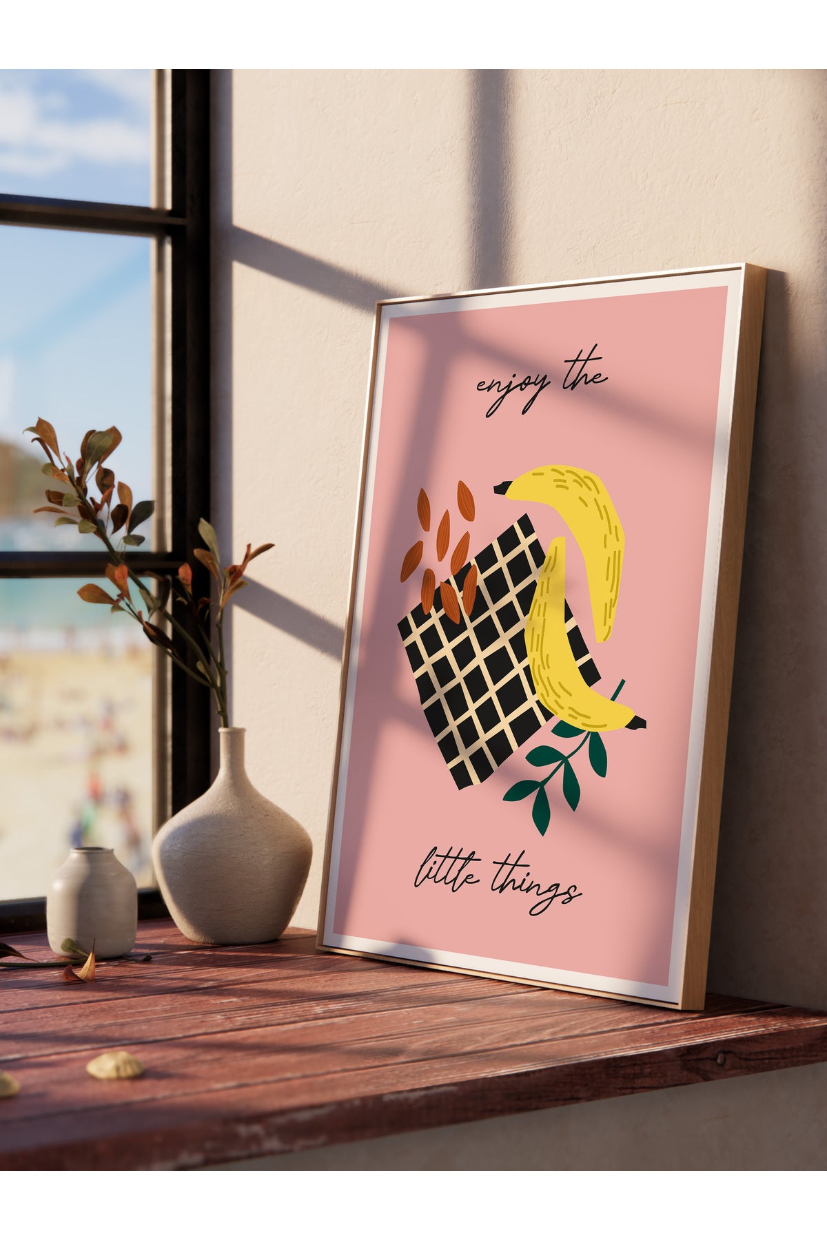 Estetik Duvar Posteri - Estetik Çizim Çerçevesiz Poster - Yatak Odası, Salon, Mutfak Duvar Dekoru