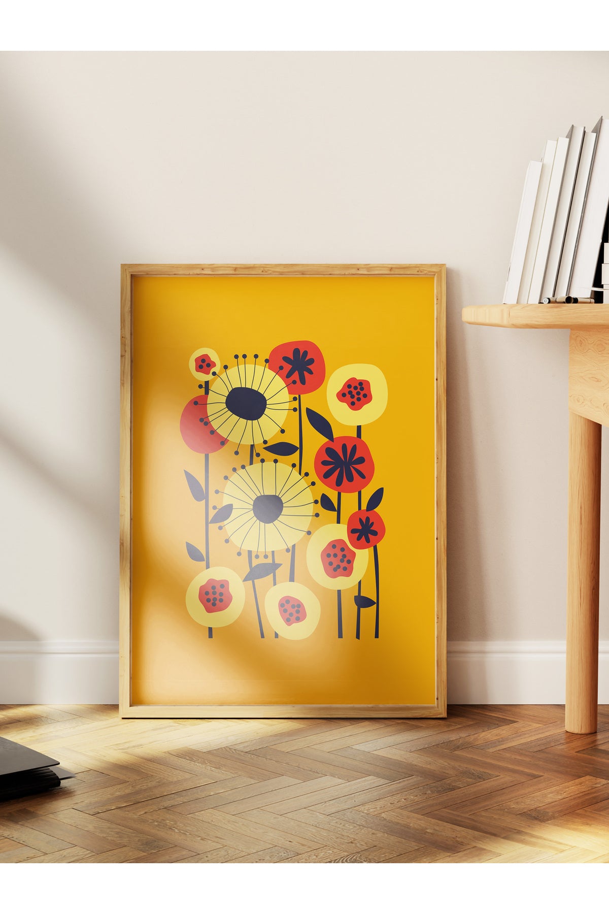Estetik Duvar Posteri - Estetik Çizim Çerçevesiz Poster - Yatak Odası, Salon, Mutfak Duvar Dekoru