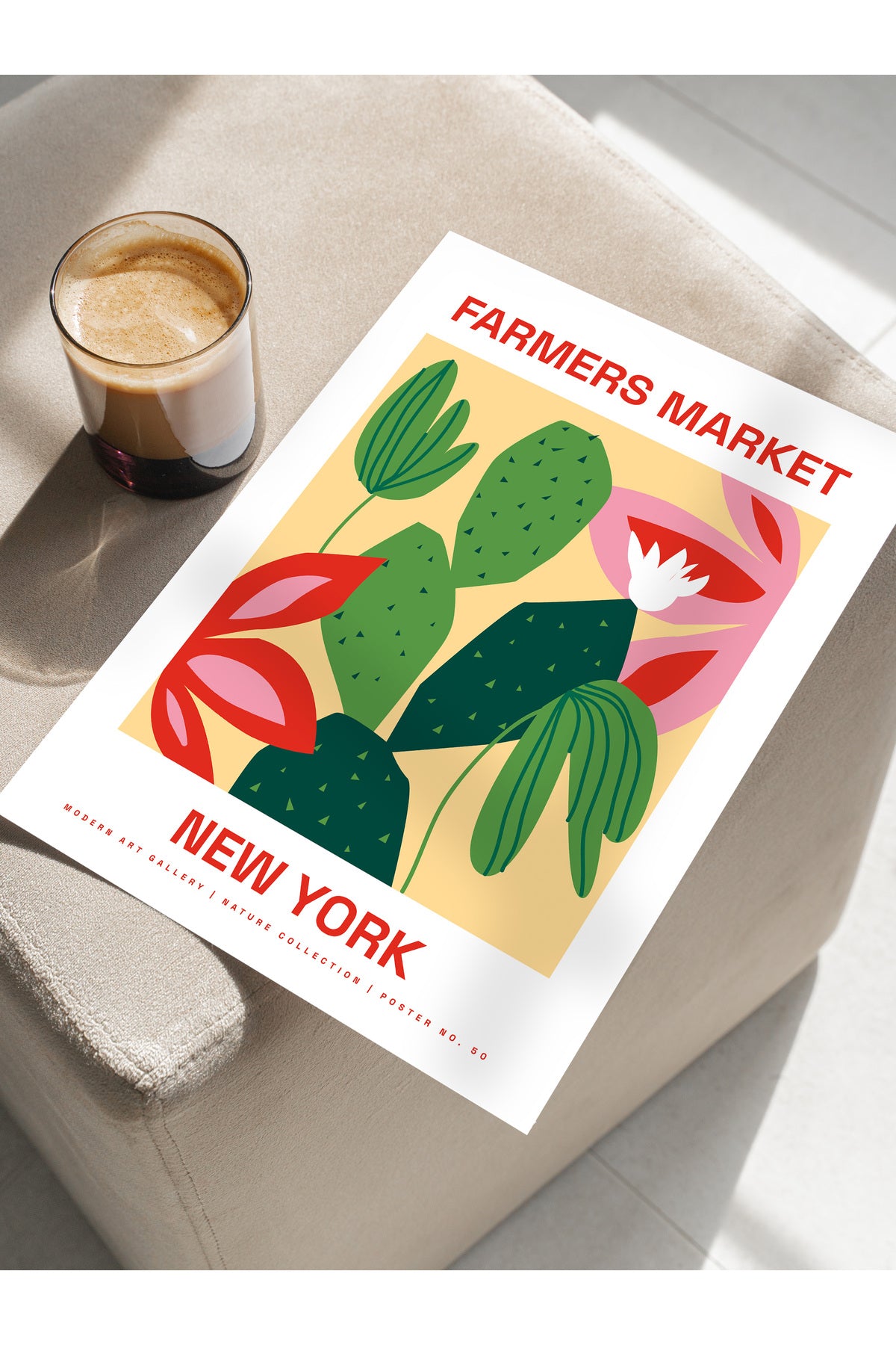 Estetik Duvar Posteri - Estetik Çizim Çerçevesiz Poster - Yatak Odası, Salon, Mutfak Duvar Dekoru