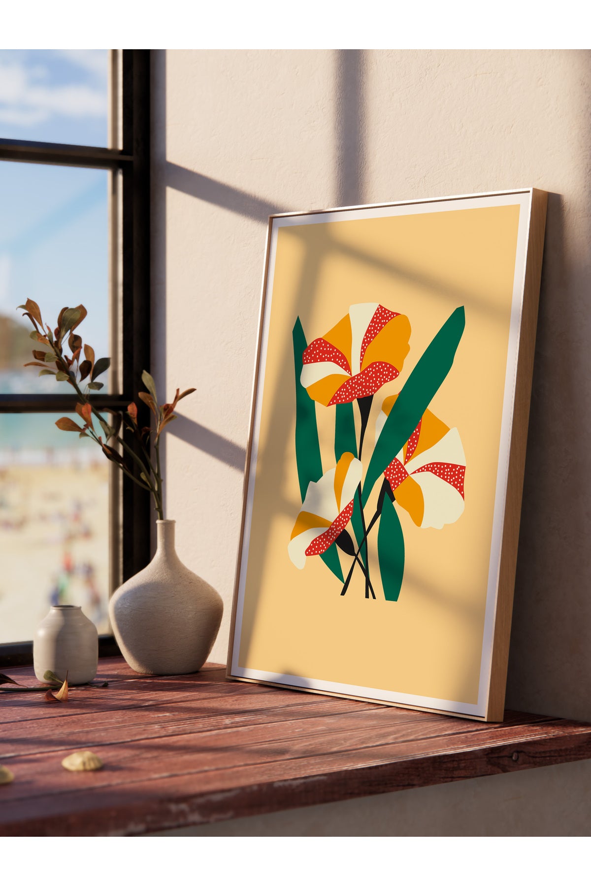 Estetik Duvar Posteri - Estetik Çizim Çerçevesiz Poster - Yatak Odası, Salon, Mutfak Duvar Dekoru