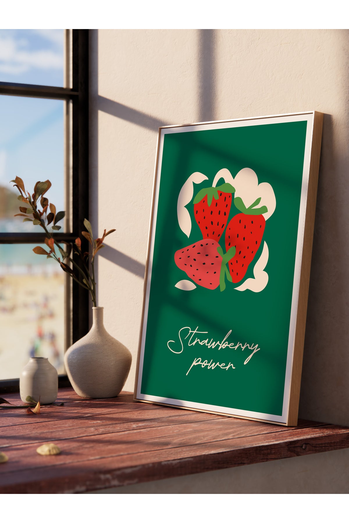 Estetik Duvar Posteri - Estetik Çizim Çerçevesiz Poster - Yatak Odası, Salon, Mutfak Duvar Dekoru