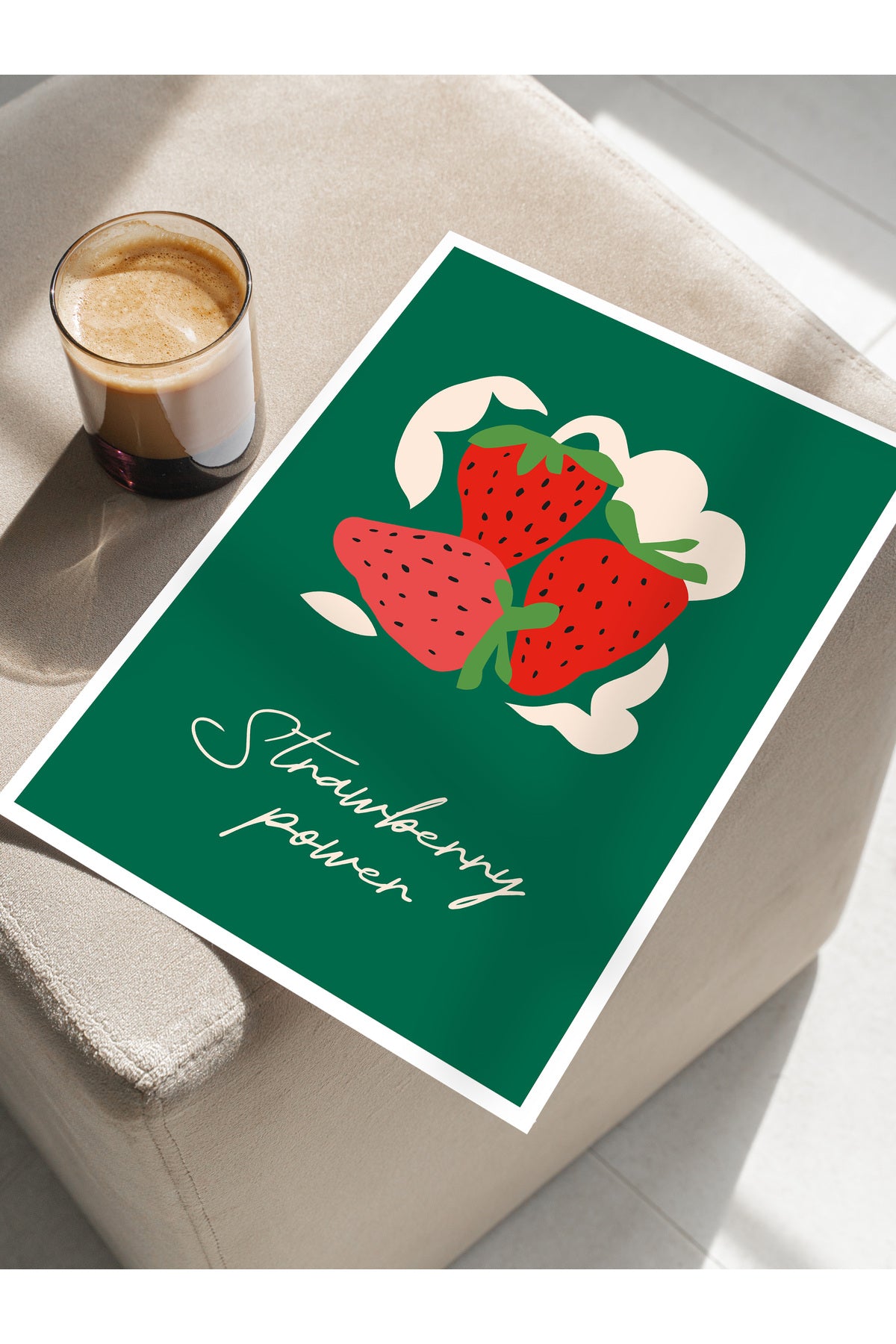 Estetik Duvar Posteri - Estetik Çizim Çerçevesiz Poster - Yatak Odası, Salon, Mutfak Duvar Dekoru