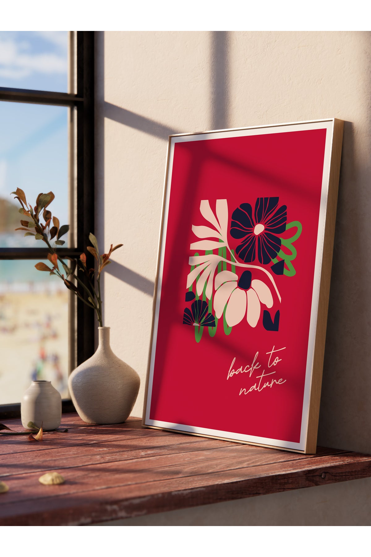 Estetik Duvar Posteri - Estetik Çizim Çerçevesiz Poster - Yatak Odası, Salon, Mutfak Duvar Dekoru