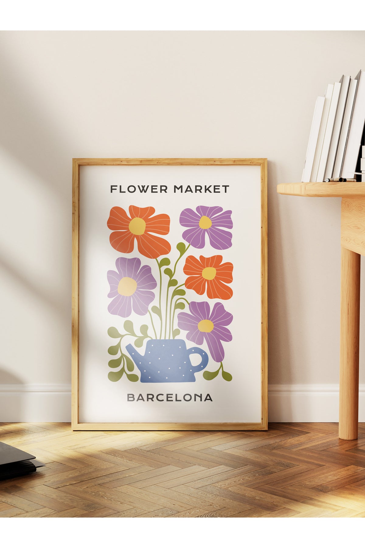 Estetik Duvar Posteri - Estetik Çizim Çerçevesiz Poster - Yatak Odası, Salon, Mutfak Duvar Dekoru