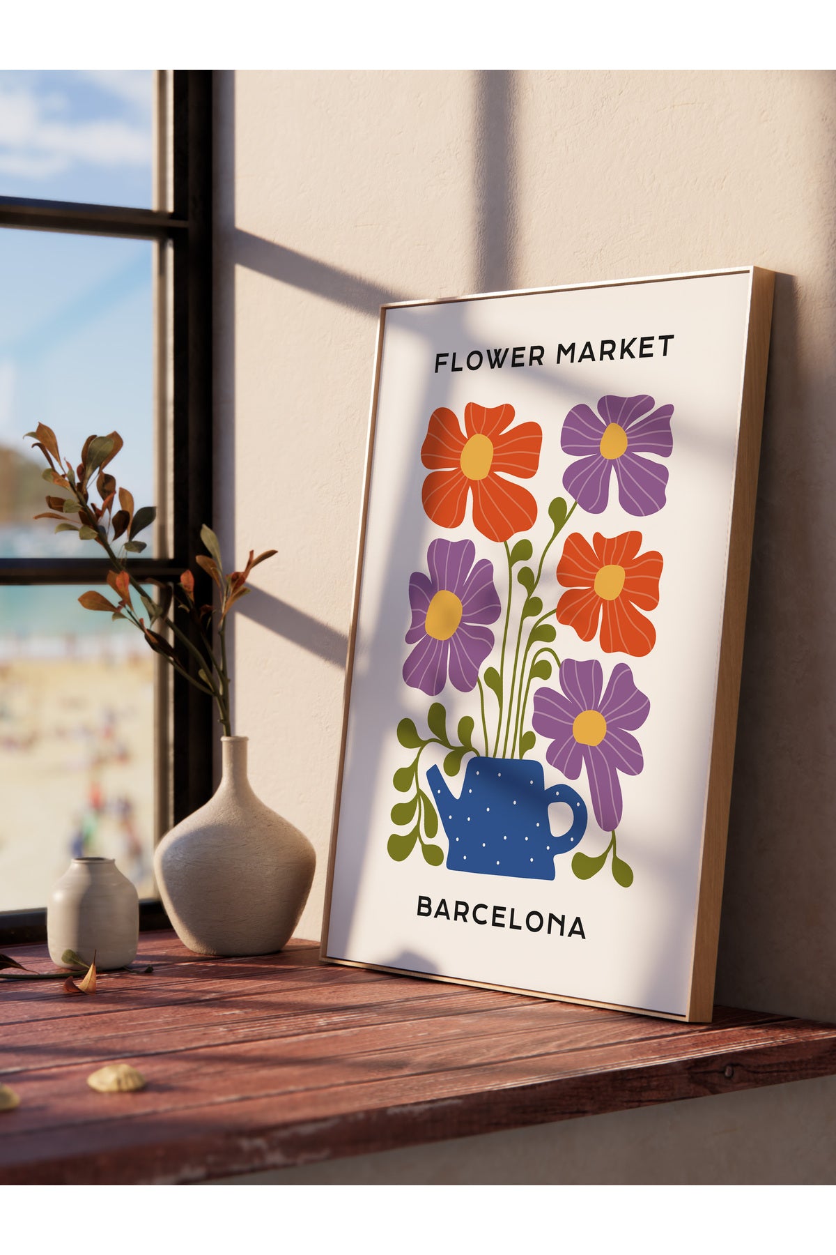 Estetik Duvar Posteri - Estetik Çizim Çerçevesiz Poster - Yatak Odası, Salon, Mutfak Duvar Dekoru