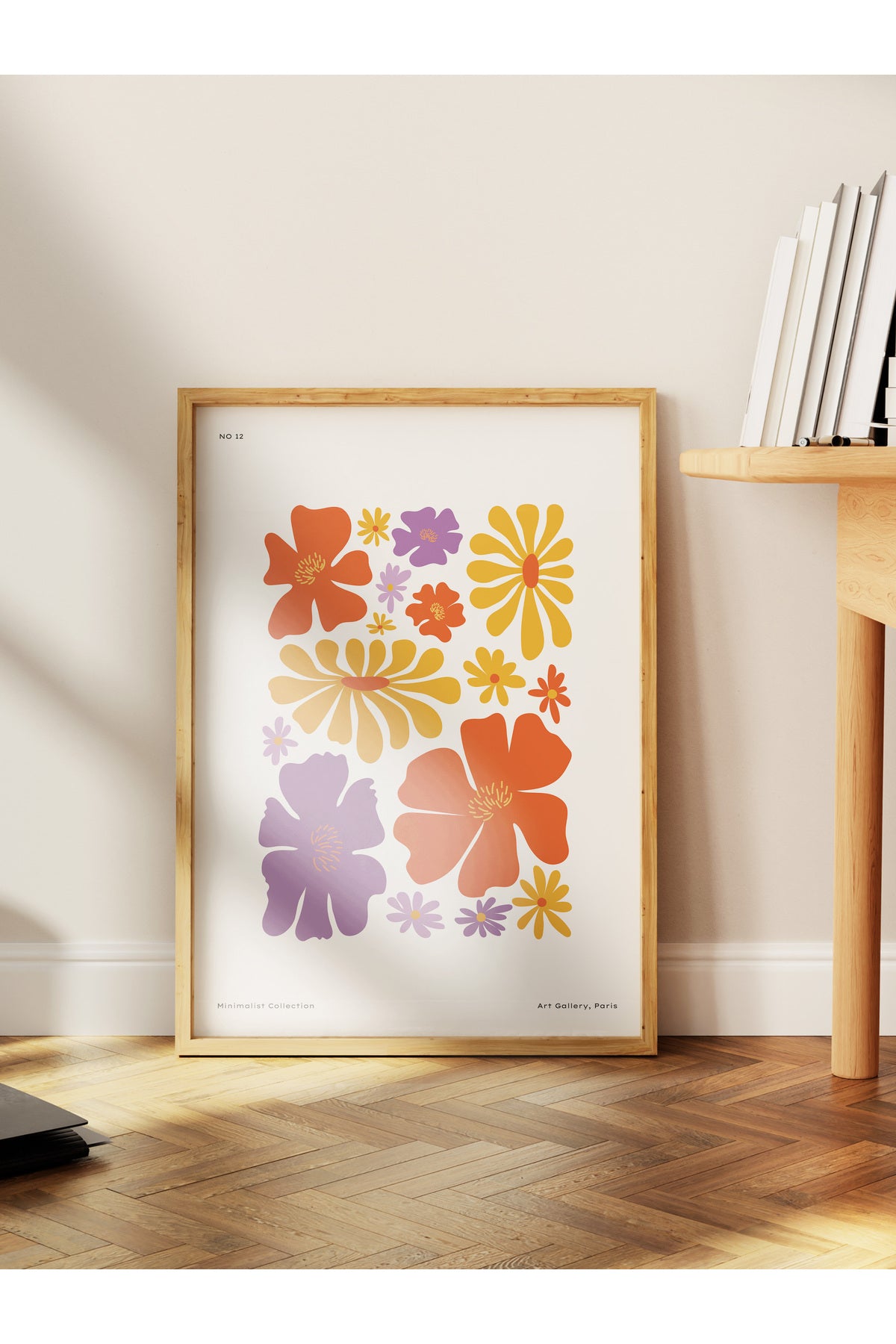 Estetik Duvar Posteri - Estetik Çizim Çerçevesiz Poster - Yatak Odası, Salon, Mutfak Duvar Dekoru