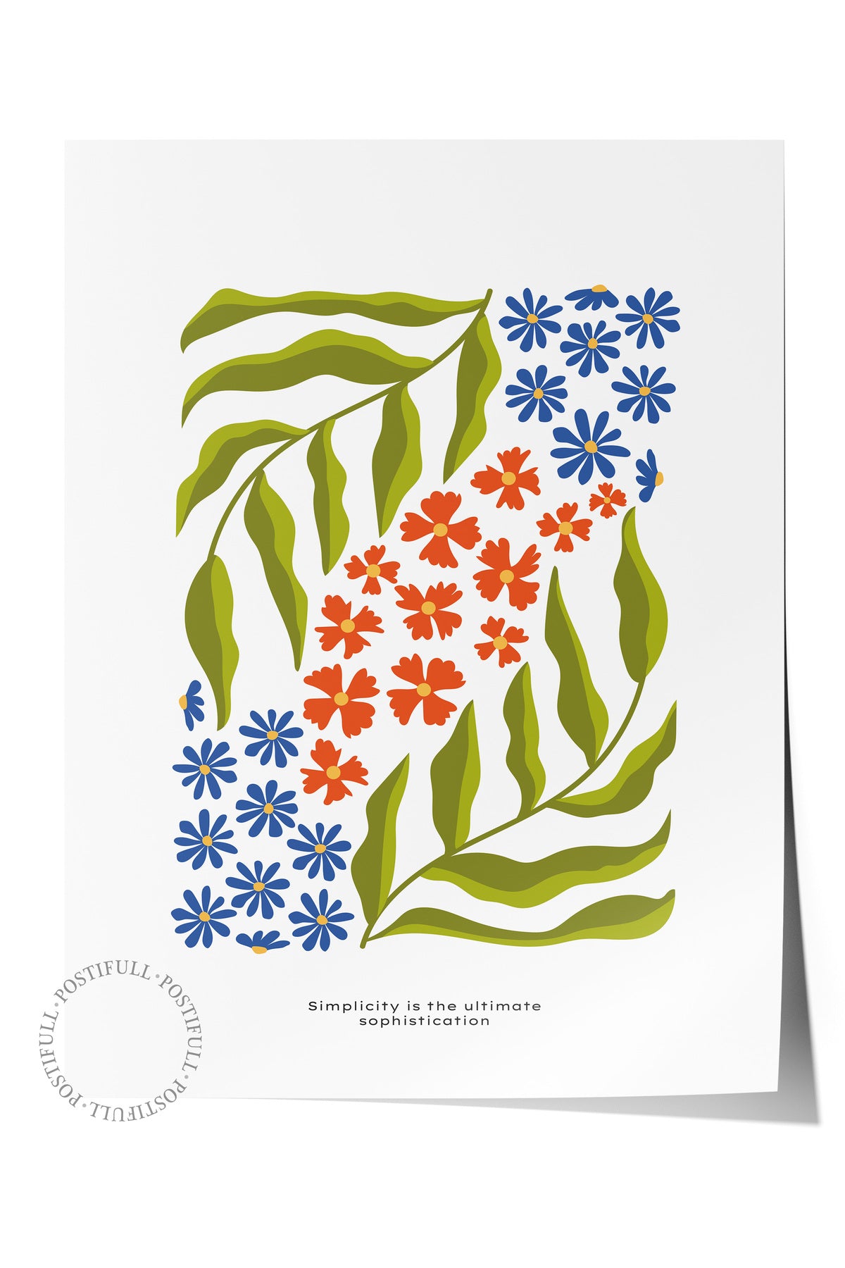 Estetik Duvar Posteri - Estetik Çizim Çerçevesiz Poster - Yatak Odası, Salon, Mutfak Duvar Dekoru