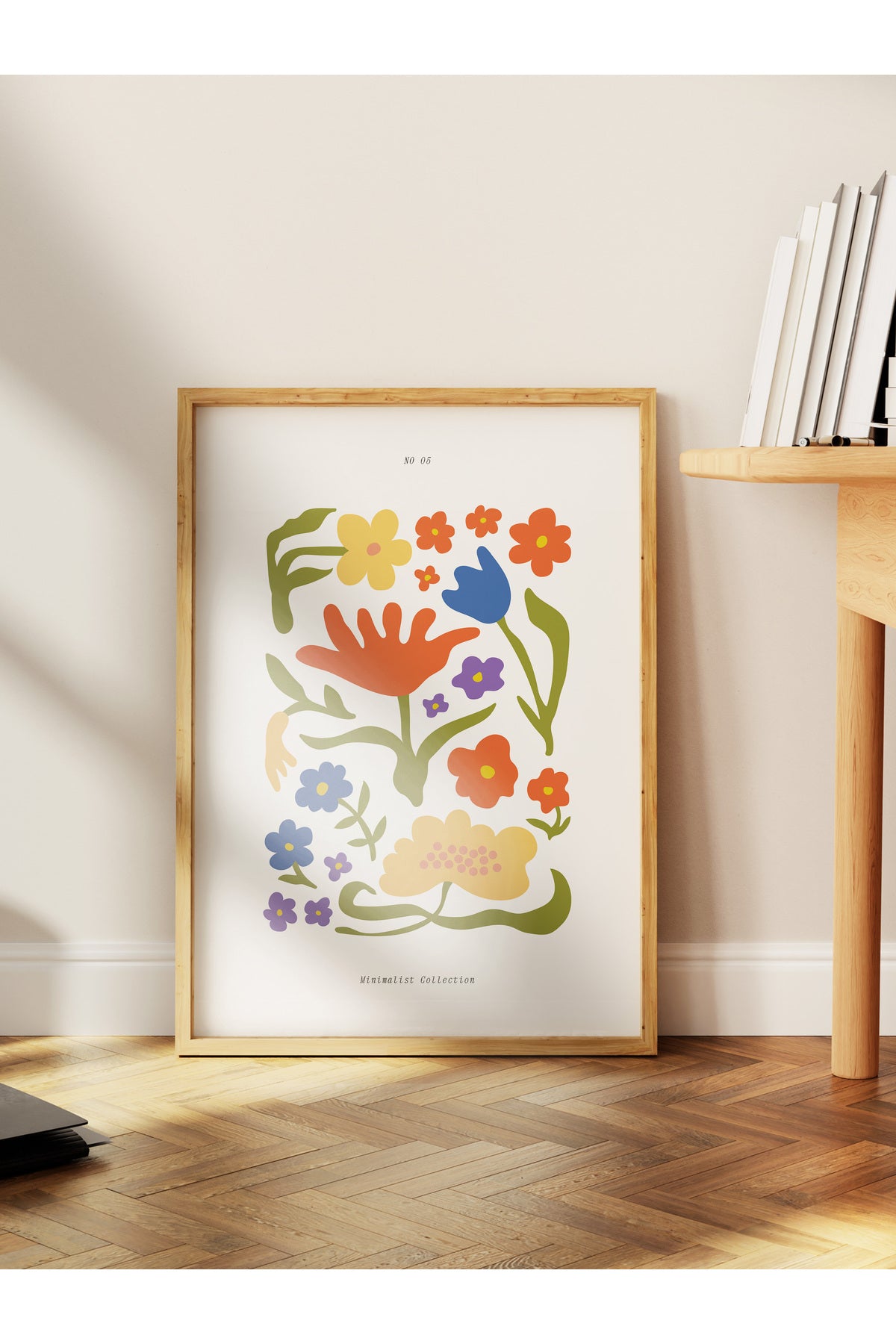 Estetik Duvar Posteri - Estetik Çizim Çerçevesiz Poster - Yatak Odası, Salon, Mutfak Duvar Dekoru