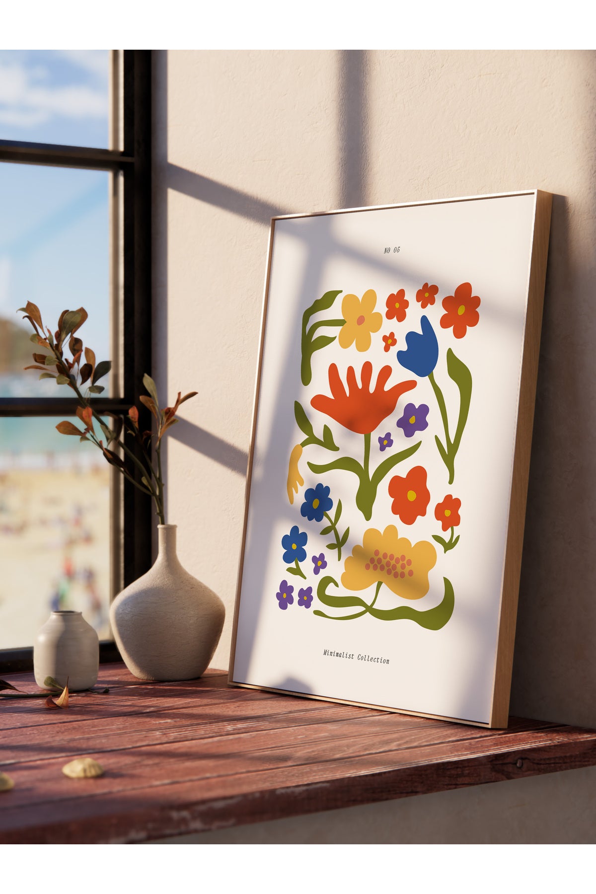 Estetik Duvar Posteri - Estetik Çizim Çerçevesiz Poster - Yatak Odası, Salon, Mutfak Duvar Dekoru