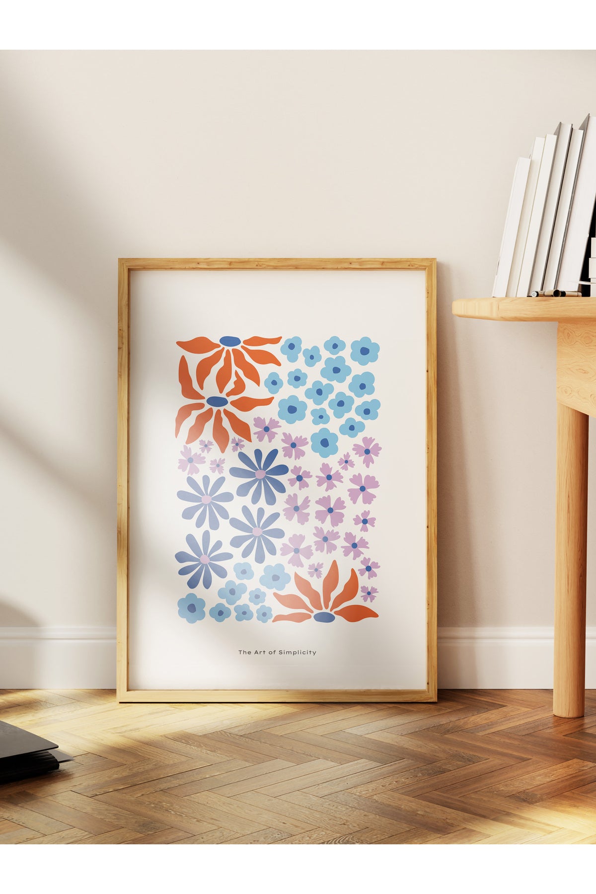 Estetik Duvar Posteri - Estetik Çizim Çerçevesiz Poster - Yatak Odası, Salon, Mutfak Duvar Dekoru