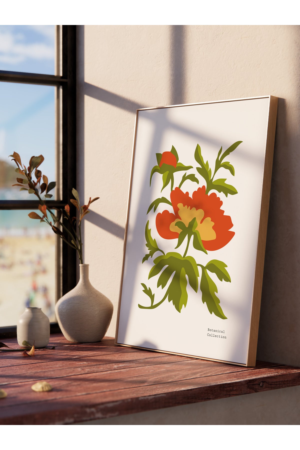 Estetik Duvar Posteri - Estetik Çizim Çerçevesiz Poster - Yatak Odası, Salon, Mutfak Duvar Dekoru