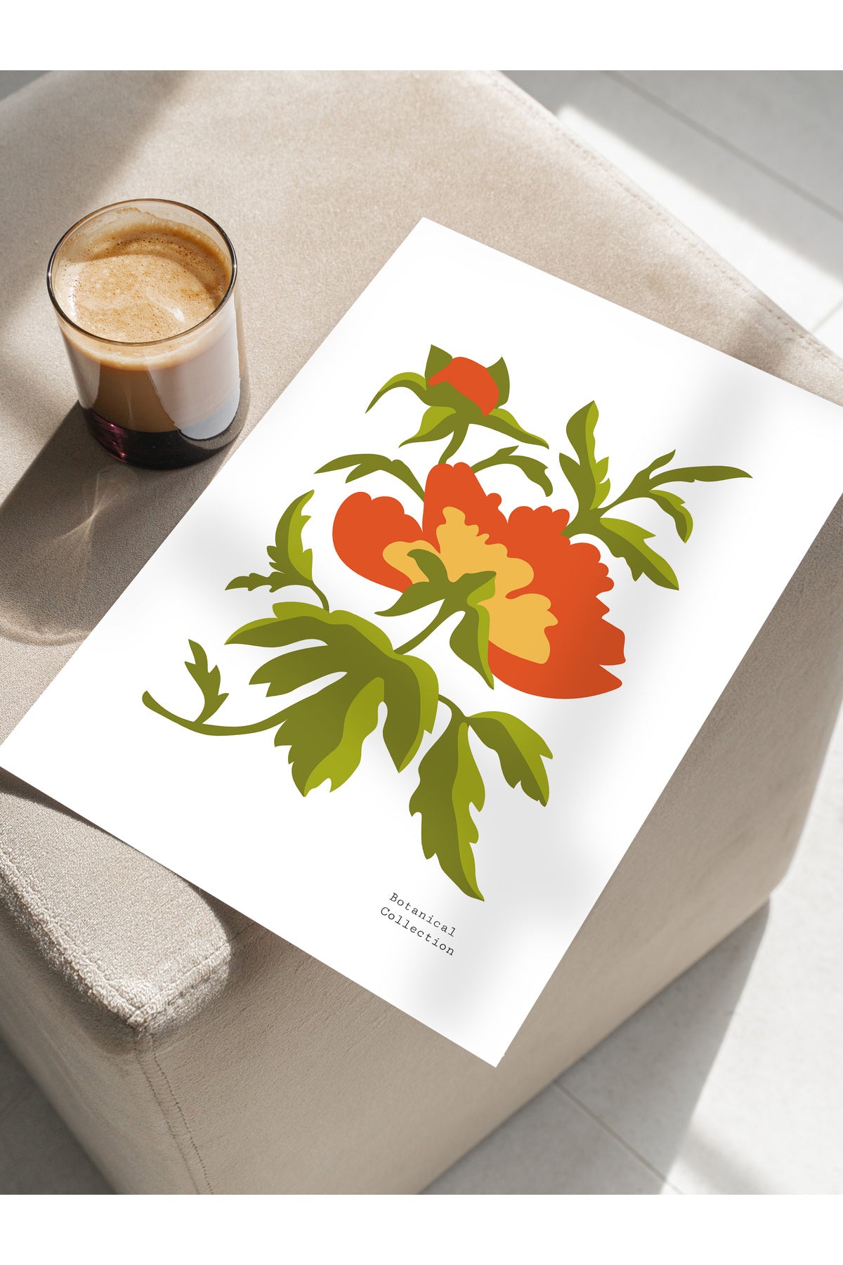 Estetik Duvar Posteri - Estetik Çizim Çerçevesiz Poster - Yatak Odası, Salon, Mutfak Duvar Dekoru