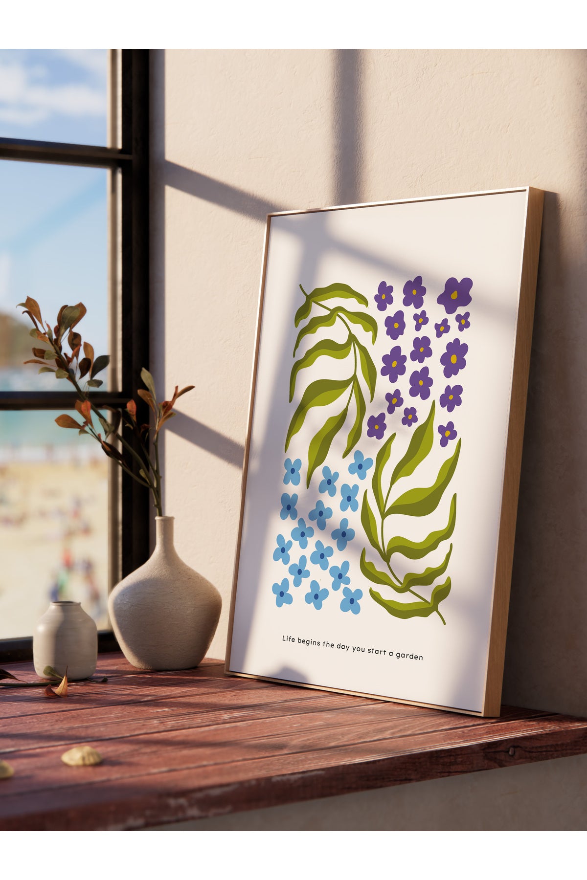 Estetik Duvar Posteri - Estetik Çizim Çerçevesiz Poster - Yatak Odası, Salon, Mutfak Duvar Dekoru