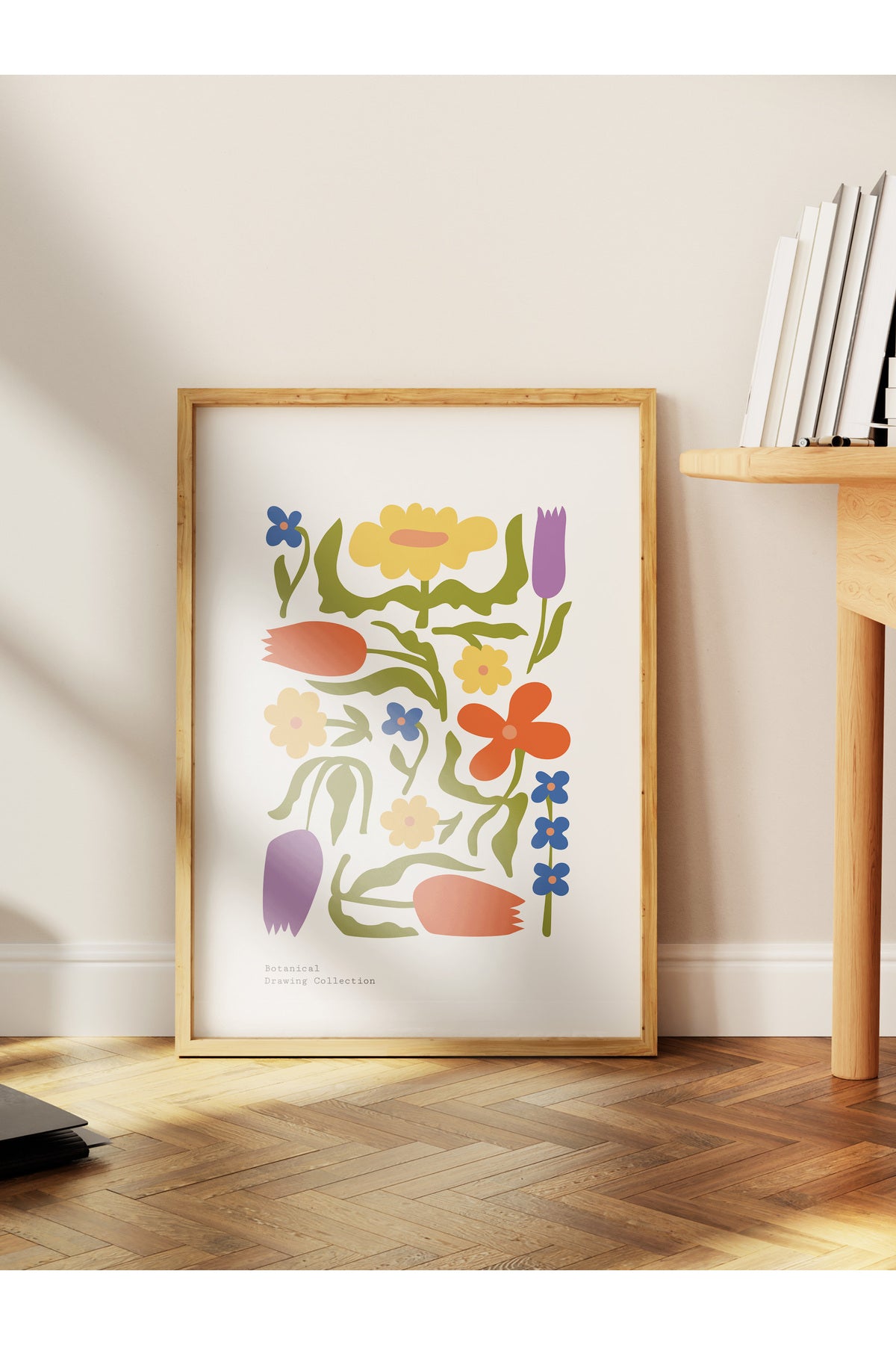 Estetik Duvar Posteri - Estetik Çizim Çerçevesiz Poster - Yatak Odası, Salon, Mutfak Duvar Dekoru