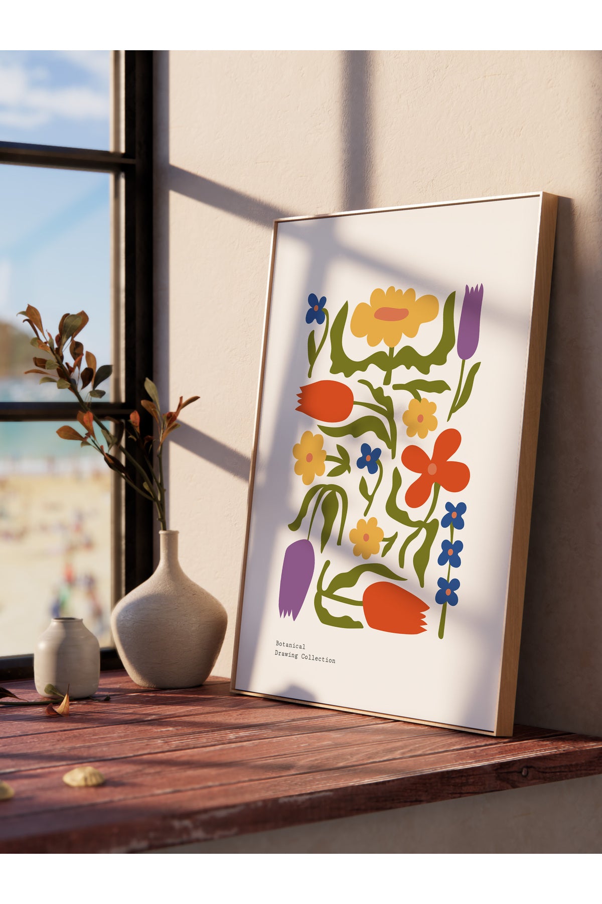 Estetik Duvar Posteri - Estetik Çizim Çerçevesiz Poster - Yatak Odası, Salon, Mutfak Duvar Dekoru