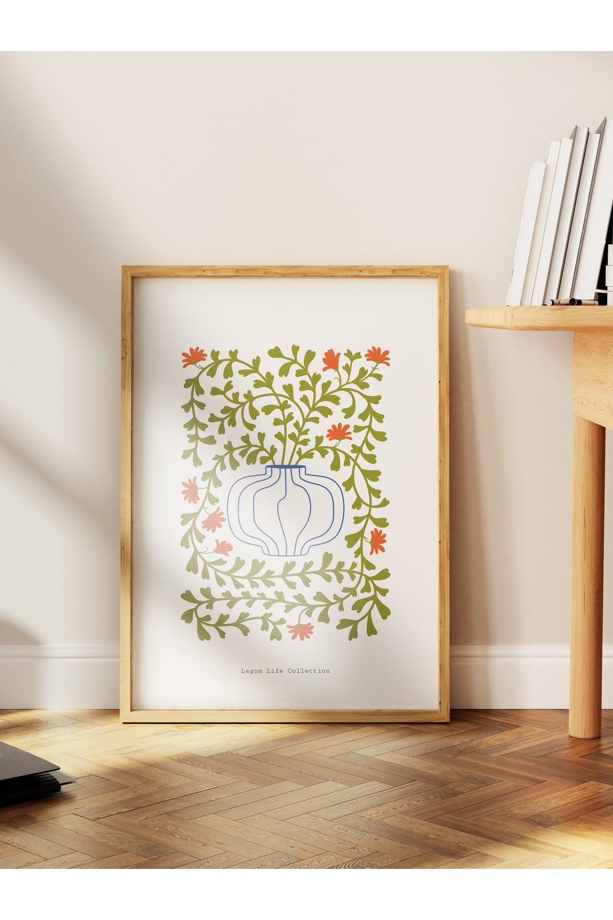 Estetik Duvar Posteri - Estetik Çizim Çerçevesiz Poster - Yatak Odası, Salon, Mutfak Duvar Dekoru