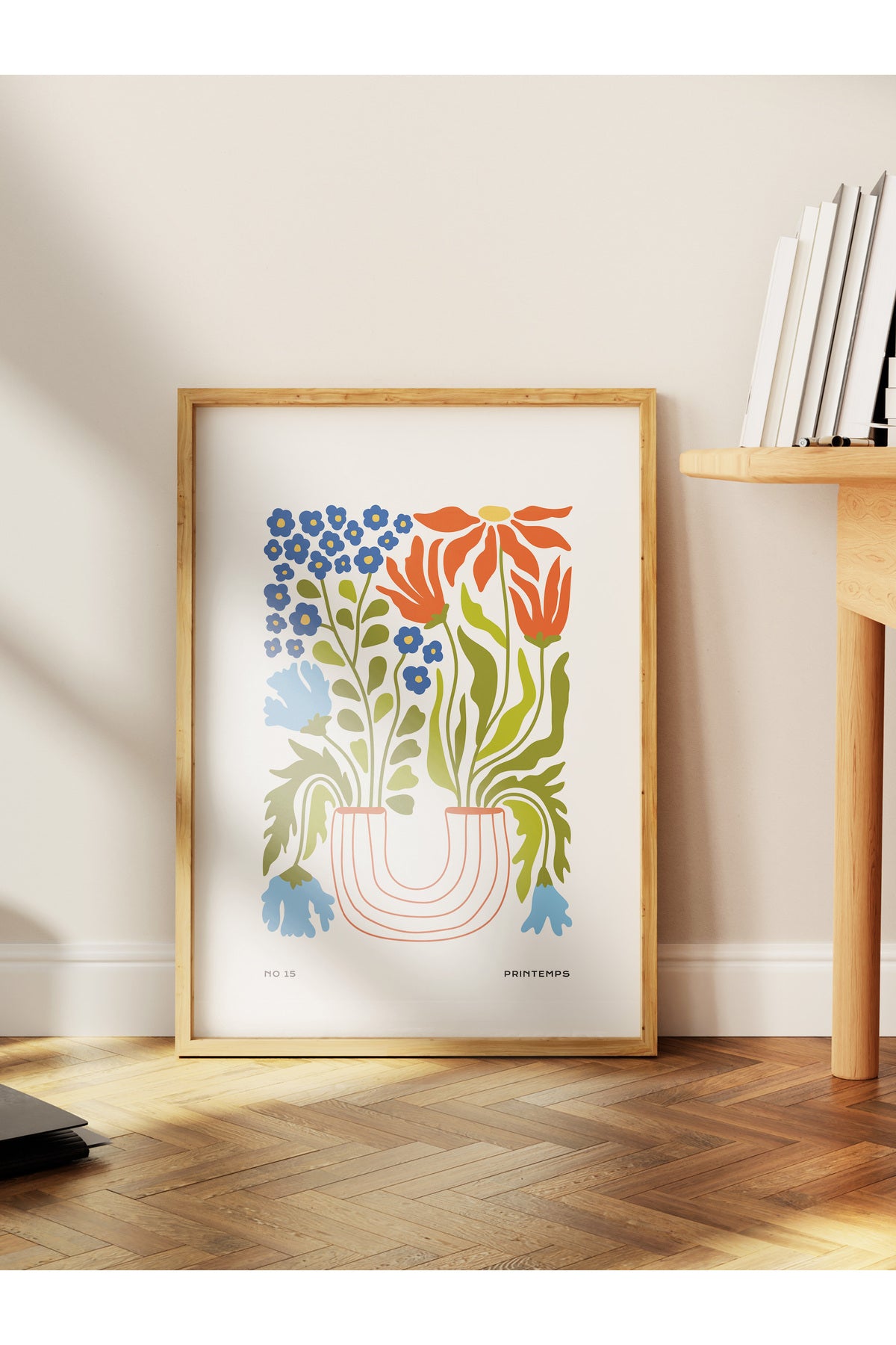 Estetik Duvar Posteri - Estetik Çizim Çerçevesiz Poster - Yatak Odası, Salon, Mutfak Duvar Dekoru