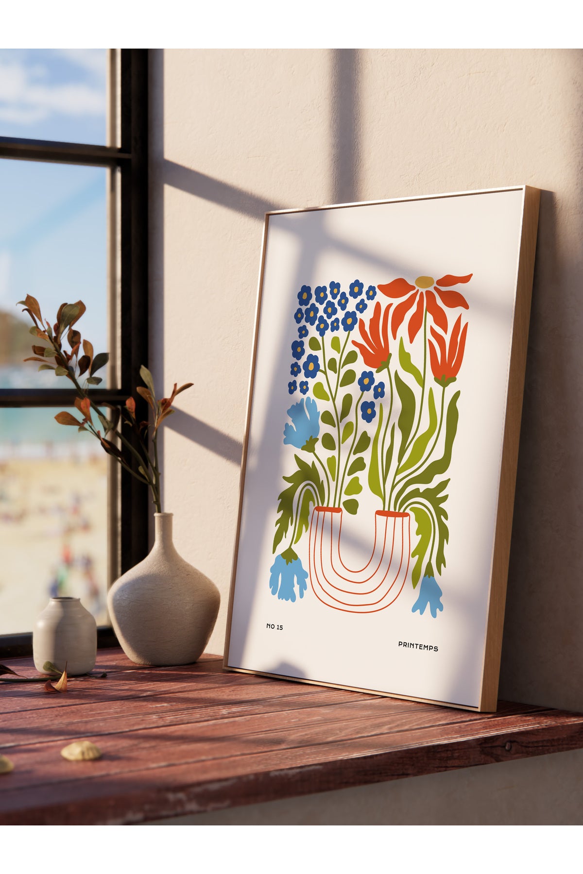 Estetik Duvar Posteri - Estetik Çizim Çerçevesiz Poster - Yatak Odası, Salon, Mutfak Duvar Dekoru