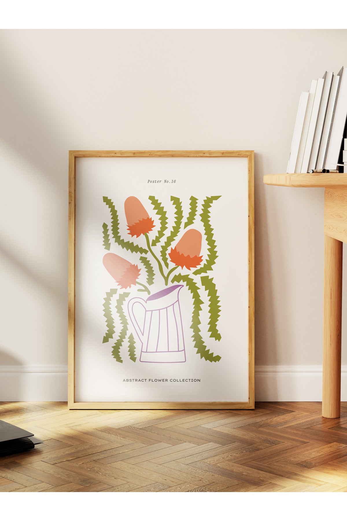 Estetik Duvar Posteri - Estetik Çizim Çerçevesiz Poster - Yatak Odası, Salon, Mutfak Duvar Dekoru