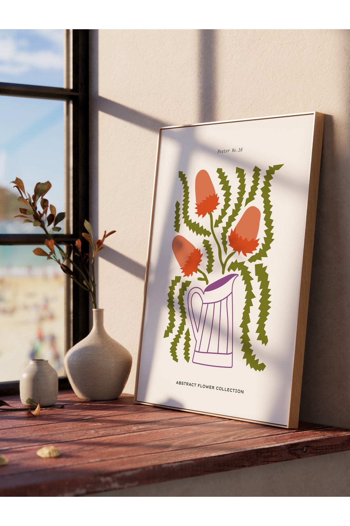 Estetik Duvar Posteri - Estetik Çizim Çerçevesiz Poster - Yatak Odası, Salon, Mutfak Duvar Dekoru