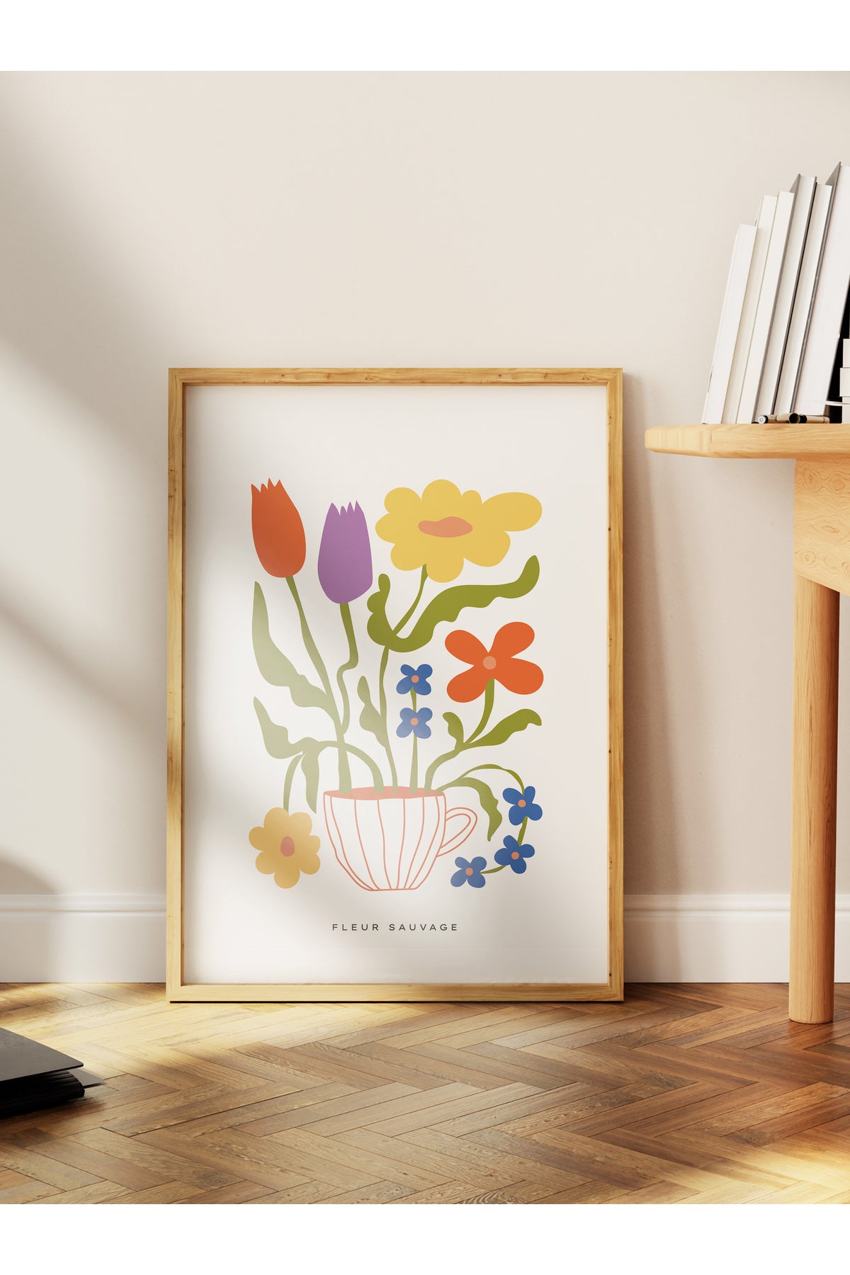 Estetik Duvar Posteri - Estetik Çizim Çerçevesiz Poster - Yatak Odası, Salon, Mutfak Duvar Dekoru